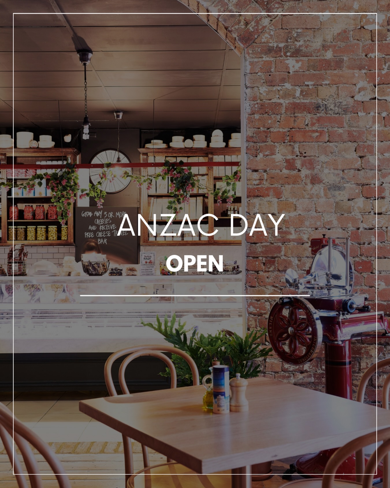 We’re open this Anzac Day, with our doors and hearts as always in Richmond.
A day to pause, reflect and remember—then gather over something simple and good. Whether it’s your morning coffee after the dawn service or a bite with family, we’re here for you.
Lest we forget.
#AnzacDay #LestWeForget #RichmondLocal #MelbourneEats #LaikonDeli