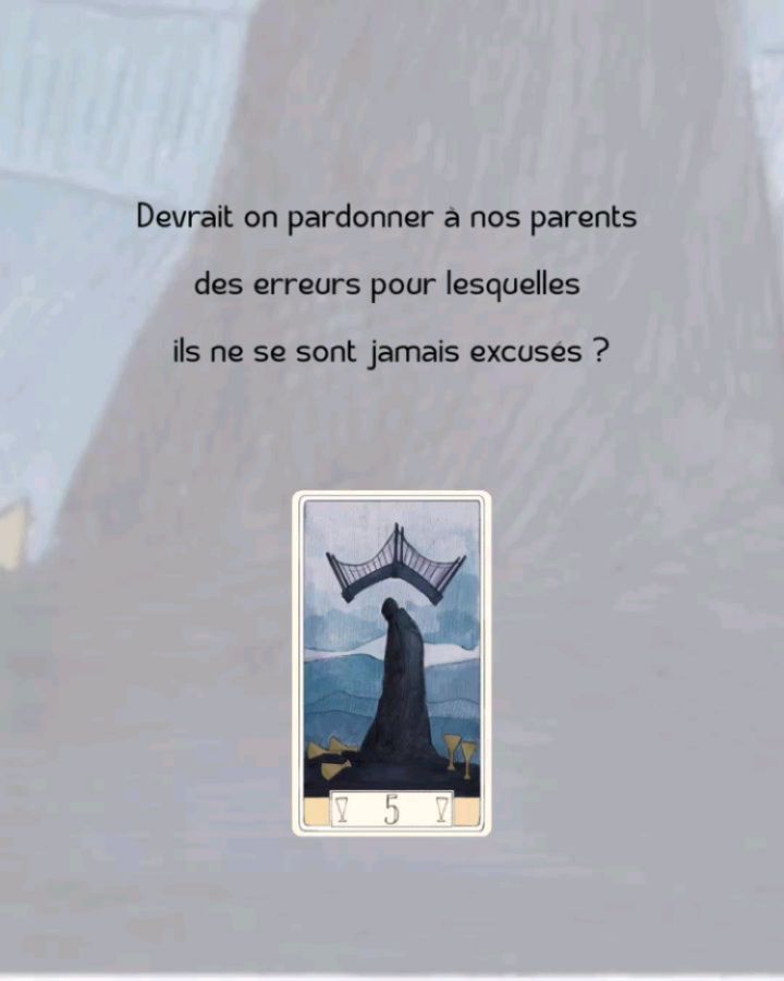 ✨ 😓 ✨ 😓 ✨ 😓 ✨ 😓 ✨ 😓 ✨ 😓 ✨ 😓 ✨
Pardonner ou ne pas pardonner ?
...
Là est toute la question
Il se dit que pardonner nous libère
Mais tout dépend vers qui nous retournons
Si le retour semble être à la condition de nous dissoudre
Dans une illusion de ce que souhaitons plutôt que la réalité
Si le retour est affronter nos limites et mesurer nos capacités
Il est alors d’accepter
...
D’accepter qu’il nous est impossible de pardonner
D’accepter l’Autre dans toute son obscurité
...
À distance
D’accepter qu’il n’est pas possible de l’approcher
...
Sans se mettre en danger
D’accepter qu’il n’est pas possible de le fréquenter
...
Sans perdre une partie de soi
D’accepter qu’il n’est pas possible de partager
...
Sans se suradapter
Et un jour
La distance imposée
Deviendra Liberté
Prenez soin de vous 🤍
✨ 😓 ✨ 😓 ✨️
Si ce message résonne, vous pouvez le soutenir ❤️, le partager 🔁 et vous abonner pour garder le lien ✨
- - - - - -
Accompagnement Évolution Personnelle :
TaroThérapy Au gré des mots 1h00/80 euros
Réservation en ligne via le lien en bio.
#tarot
#evolutionpersonnelle
#GuidancePersonnalisée
#transformation
#jeudelame