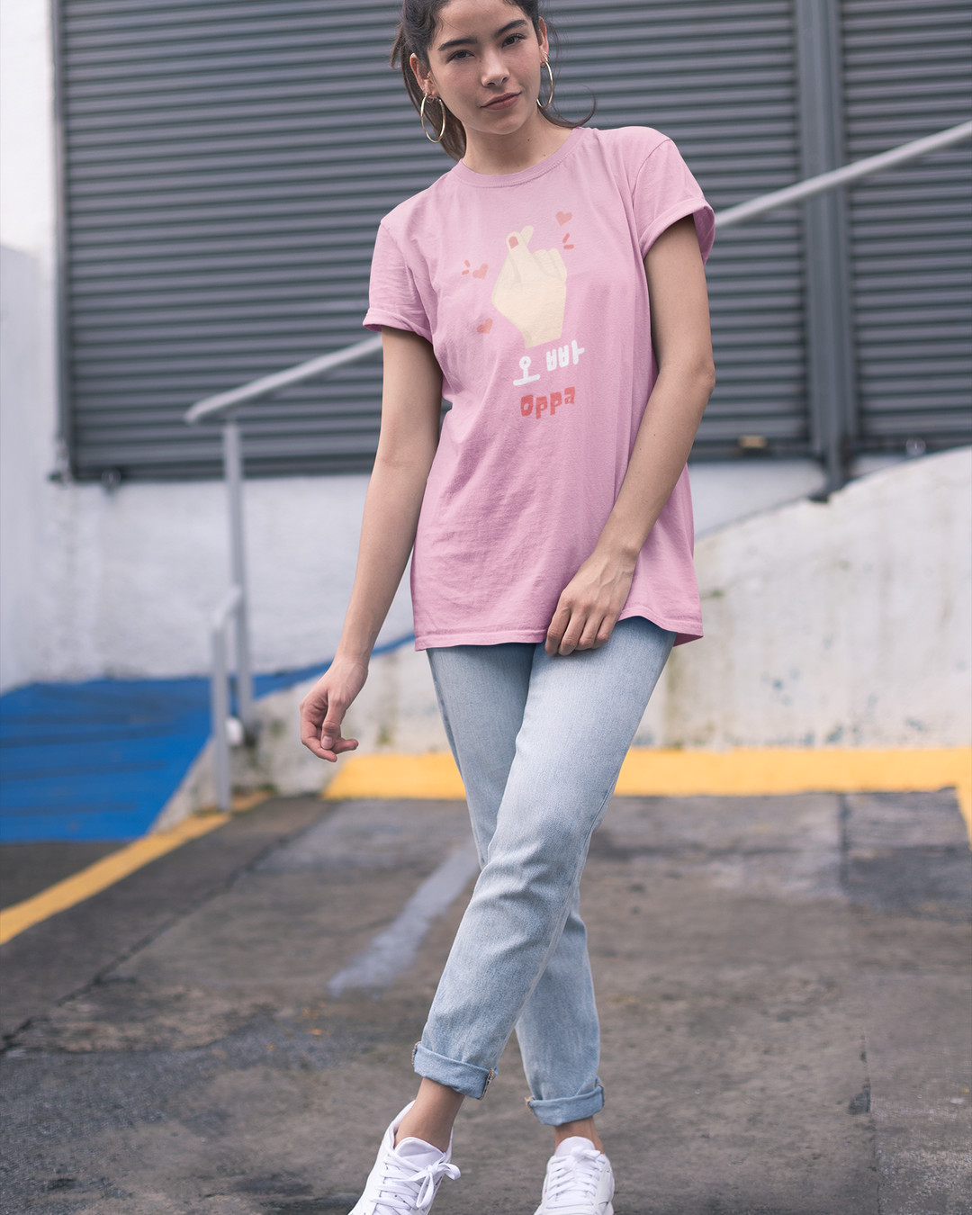 Oppa energy: cute, cheeky, wearable. 💕 Our remixed Korean finger-heart tee is here in 9 colours — 190 GSM cotton, Aussie-made and ready to style. Link in Bio #Oppa #FingerHeart #KFashion #CuteTee #Artisue #EverydayStyle