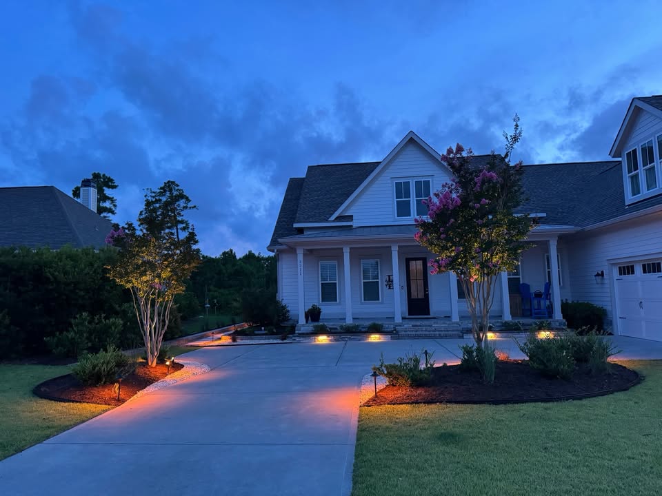 When the Sun ☀️ sets the Glow up begins ✨
Exterior Lighting is transformational. With the right fixtures and placement your home can go from basic to breathtaking 💡 🏠.
Call us today to get started on your project:
📱 910-834-4099
🌐https://zurl.co/PaeQc
#wilmingtonnc #pooldesigner #outdoorliving #design #create #landscaping #outdoorlighting
#coastal #design #experts #professional #installation