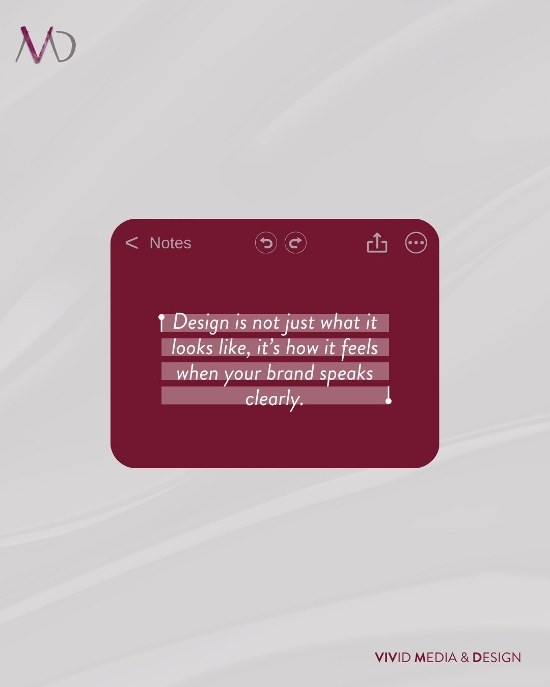 When every visual choice is intentional, your brand becomes more than something people see ✨ It becomes something they understand, remember, and connect with 🤍
Clear, thoughtful design turns ideas into impact and makes your message impossible to ignore 👩🏻💻
Check us out at www.vividmediadesign.au�
#VividMediaDesign #NewsletterDesign #EmailMarketing #CreativeStudio #SocialMediaManagement #DesignThatConnects #DigitalDesign #VisualStorytelling #CreativeInspo #ContentDesign #ModernDesign #WebsiteGoals