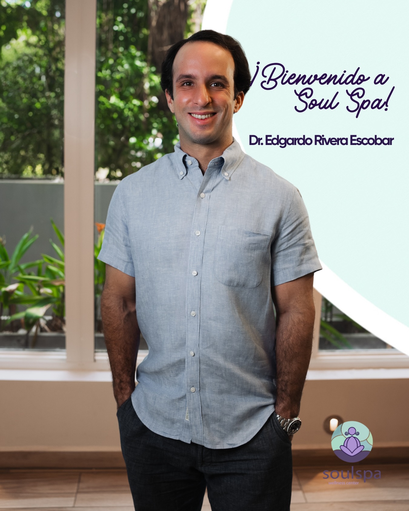 ¡Nos llena de entusiasmo anunciar que el @dr.riveraescobar se une oficialmente a nuestro equipo! ✨🧑🏻⚕️
Ahora puedes agendar tu cita para servicios como:
💉 Inyectables
🍏 Control de peso
✨ Medicina regenerativa
Reserva tu experiencia hoy llamando al (787) 497-0101 y eleva tu bienestar en Soul Spa.💜