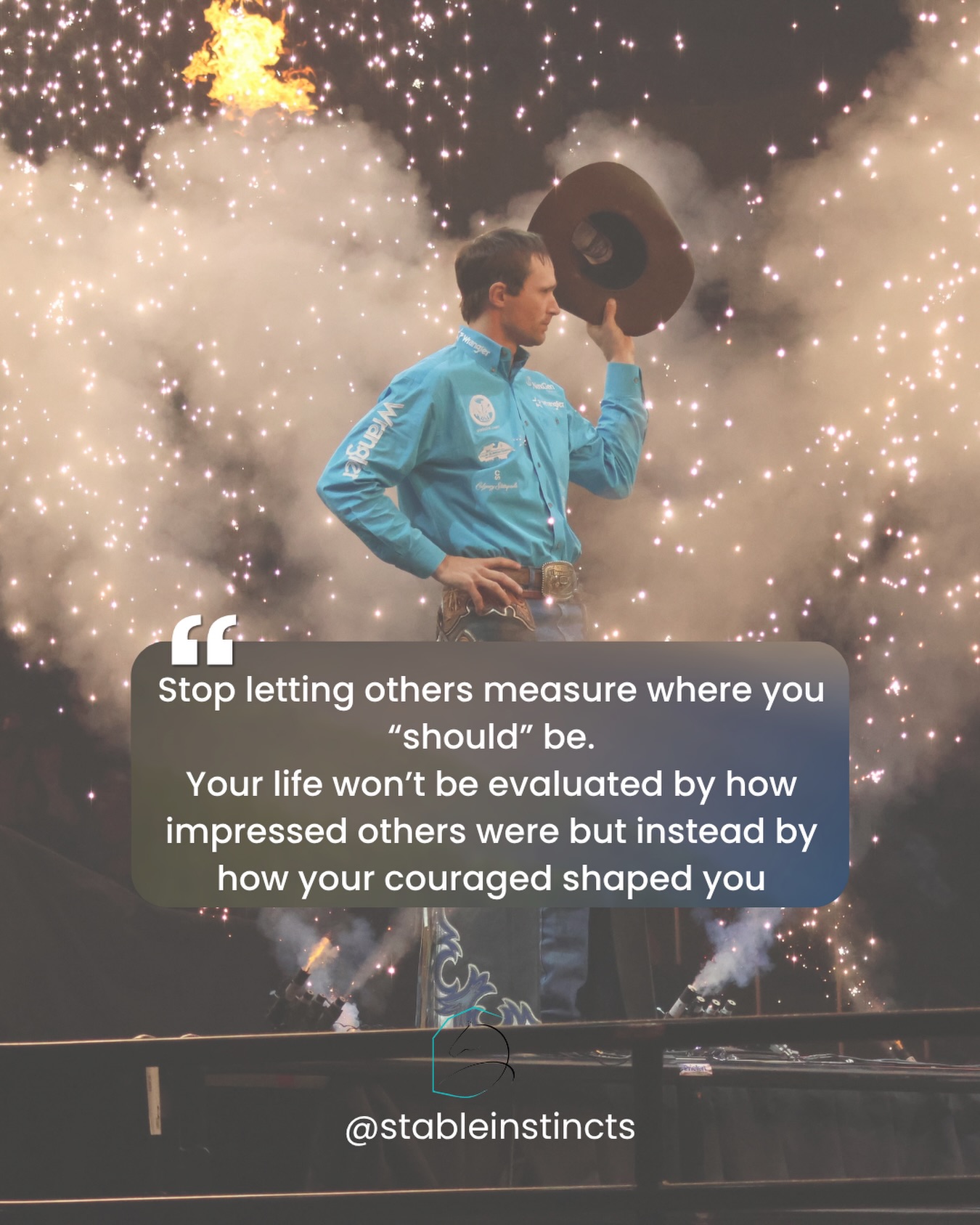 Horses don’t care about your timeline, your achievements, or who’s watching. Just feel, timing, and the courage to show up honestly. Some days you’ll feel behind. Some days you’ll question if you’re doing enough. But the quiet progress, chasing patience over pressure, being present, the courage to keep trying and showing up... that’s what shapes both of you.
#equine #bepresent #quote #success