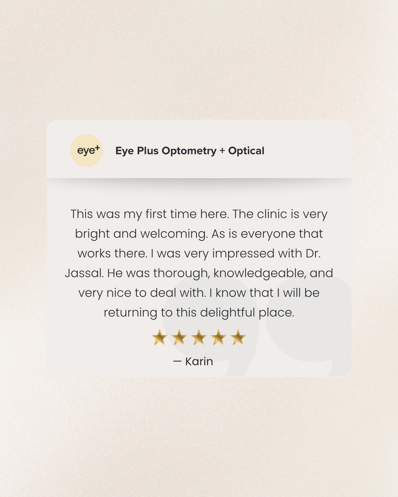 We love hearing reviews like this! Our team is committed to making every visit comfortable, informative, and personalized. We appreciate you choosing us for your eye care.