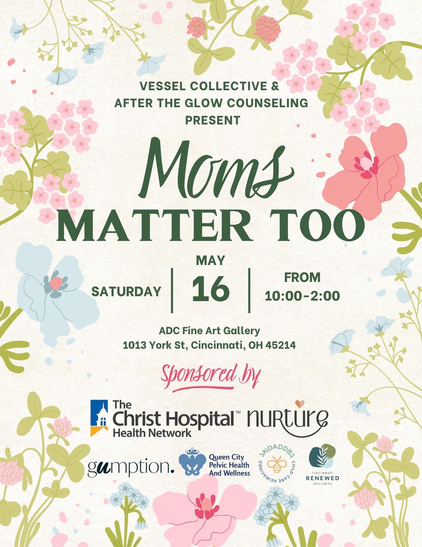 Who else needs a little extra support in their mom journey? 🤗 We're thrilled to be a part of the Second Annual Moms Matter Too event presented by @vesselcollectivecincy, happening on May 16th! Swing by our booth for some actionable tips on how to keep your home running like a Chick-fil- A drive thru. Tag your bestie mom squad! Link in Bio to register.