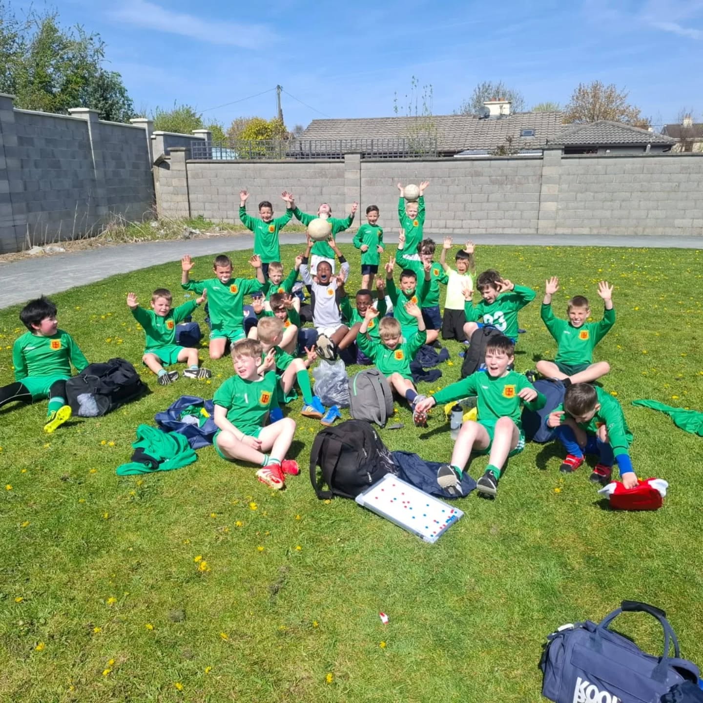 A lovely day for a bit of football! Well done to our U10 boys on their great performance today and also congrats to Scoil Mhuire for their win on the day โ๏ธ