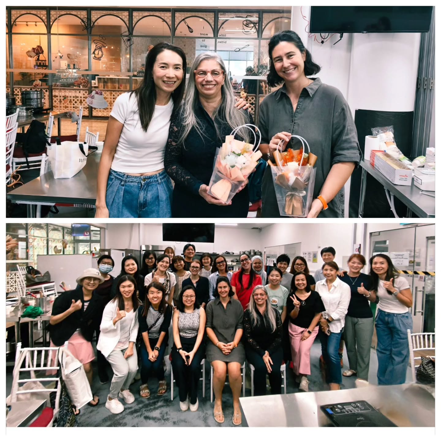 On Saturday 18th April Solis Breast Care @solisbreastcare, in collaboration with nutritionist Claire @sophro.nut and Italian Women's Group @iwgsingapore hosted a special cooking event dedicated to wellness and recovery for their patients and clients.
Many thanks to Solis Breast Care for the idea, organisation and hands on support on the day.
Many thanks to Claire for plenty of nutrition advice on how to eat well with focus on the importance of making healthy food choices during the healing journeys and building good habits for the future.
Many thanks to the IWG team Barbara, Francesca, Teresa and Marianna for sharing their time and leading the cooking session which showcased 3 recipes from IWG "Flavour of Well-Being" book on healthy eating.
This meaningful collaboration was made possible by:
@wholesomeharvestsg for providing the canned, jarred and bottled ingredients for our recipes
@barilla Singapore for the pasta donation
#solisbreastcaresg #italianwomensgroupsingapore #sophronutrition #healthycooking #breastcancersupport