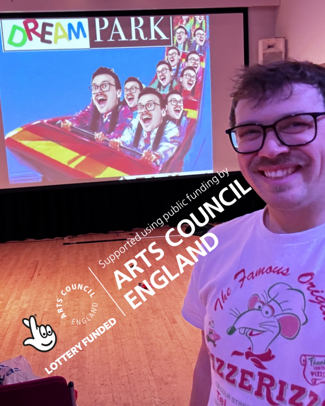🚨BIG BUG NEWS🚨
The folks @aceagrams are supporting Edy Hurst’s Dream Park! The show making the worlds greatest theme park and getting planning permission is given the go to head into a period of deep mucking around with both young people and professional fools.
At a time when funding is in incredible high demand I am phenomenally grateful to Arts Council and the support from folks @z.artsmcr @theoldelectric @wonderarts.nw and @bigimaginationsnw for helping (as well as @antoniacbeck).
More planning permission and theme park based announcements will be announced down the line, but very much looking forward to further diving in to how you make civic action the hip thing all the kids want to talk about.