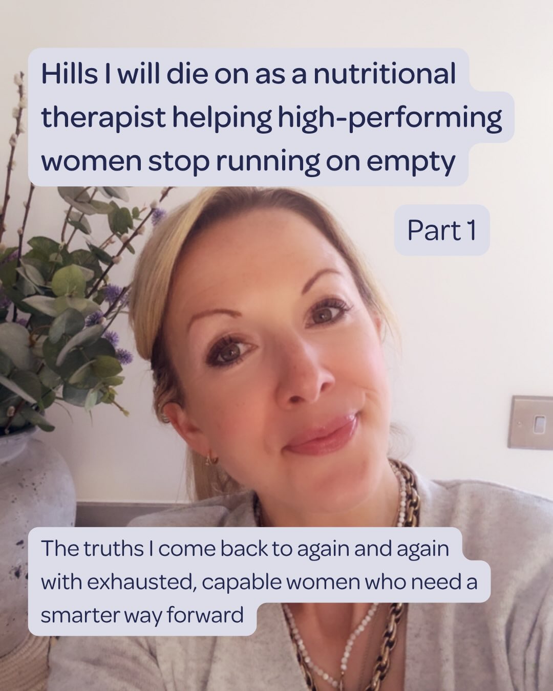 Many high-performing women are not struggling because they lack discipline.
They’re struggling because the traits that helped them succeed - pushing through, being dependable, doing more, never slowing down- started to come at a cost.
I see women every week who look capable on the outside, but underneath feel exhausted, foggy, overwhelmed, and frustrated that nothing seems to work anymore.
They often think they need more motivation, more discipline, or another supplement.
But often what they really need is support in the fundamentals:
regular balanced meals
enough protein and fibre
quality sleep
nervous system support
recovery without guilt
a healthier relationship with rest
Because sustainable success is not built on self-sacrifice.
You do not need to become less ambitious.
You need a way of operating that stops costing you so much ❤️
Which hill hit hardest? ⬇️