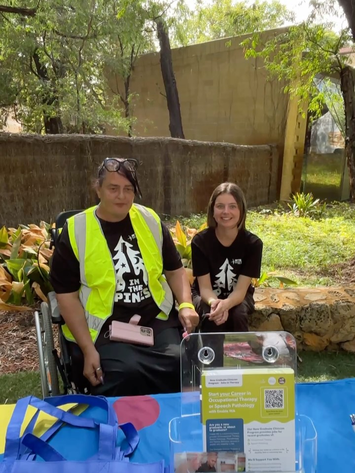 We’re at In The Pines today at @universitywa, thanks to @rtrfm! This is our third year running the Sensory Space for the festival, so if you’d like a quiet break for a while, come say hi!
Staying inside? We’re here to talk about jobs in disability support and therapy services after university!
#NDISAustralia #DisabilityWA #AlliedHealth #SupportWork #SupportWorkers
