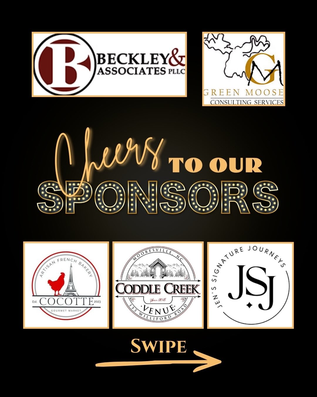 A special thank you to the partners helping bring Cheers to the Cabaret to life!
This show isnāt just built on stageāitās shaped by the people behind the scenes who make the experience possible.
From the desserts youāll enjoy at your table, to the hospitality and atmosphere in the room, to the structure supporting it allāthese contributions matter.
Weāre grateful for the individuals and businesses who invested their time, talent, and resources to help create something meaningful for our community.