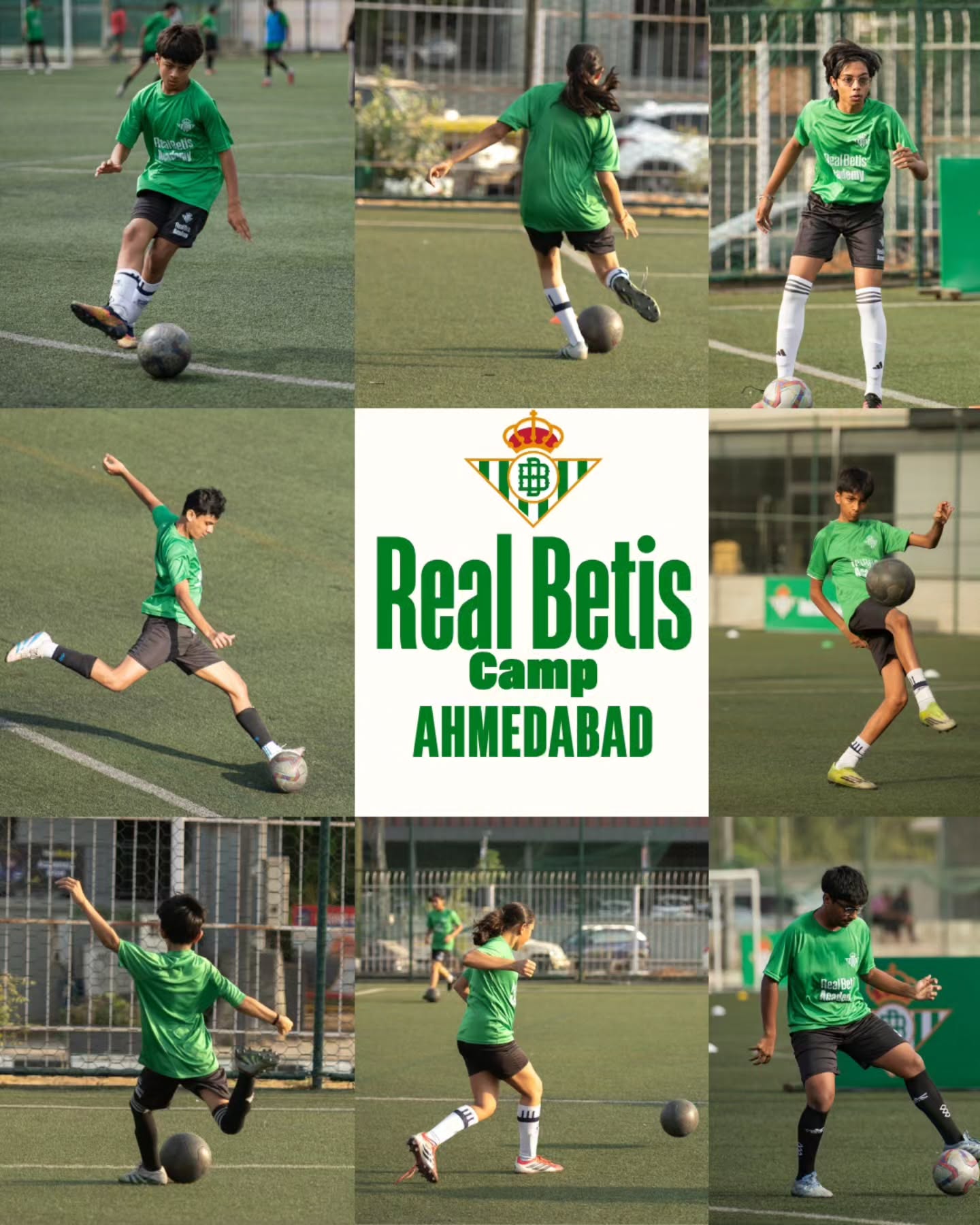 The Real Betis Camp in Ahmedabad brought a fresh perspective to the game : new ideas, sharper details, and a standard that pushes everyone higher.
From players to coaches, every session was about learning, adapting, and experiencing football the way it’s played at the highest level.
Moments like these don’t just stay in photos - they stay in the way we train, think, and play. 💙
ARA FC in collaboration with MEET FOOTBALL.
#indianfootballteam #realbetis