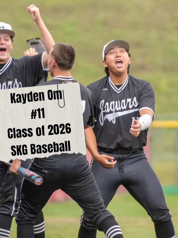 🔥 Senior Spotlight 🔥
Kayden Om
Outside of baseball: I enjoy going to church with friends
Future plans: I’m going to ASU to earn an aerospace engineering degree to design cars
Favorite SKG memory: My first home run on varsity
#SKGBaseball #SeniorSpotlight #ClassOf26