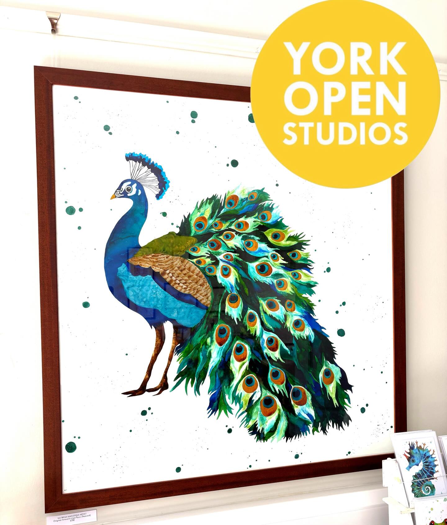 Last weekend of @yorkopenstudios @picastudios hope to see you there. Venue 68.
Remember Pica Studios has moved. We can be found at Unit 4, Enterprise Complex, Walmgate, York, YO1 9TT and are just down the road from venue 69 @roguesatelier
#art #yorkopenstudios #freelanceartist #peacock #ink