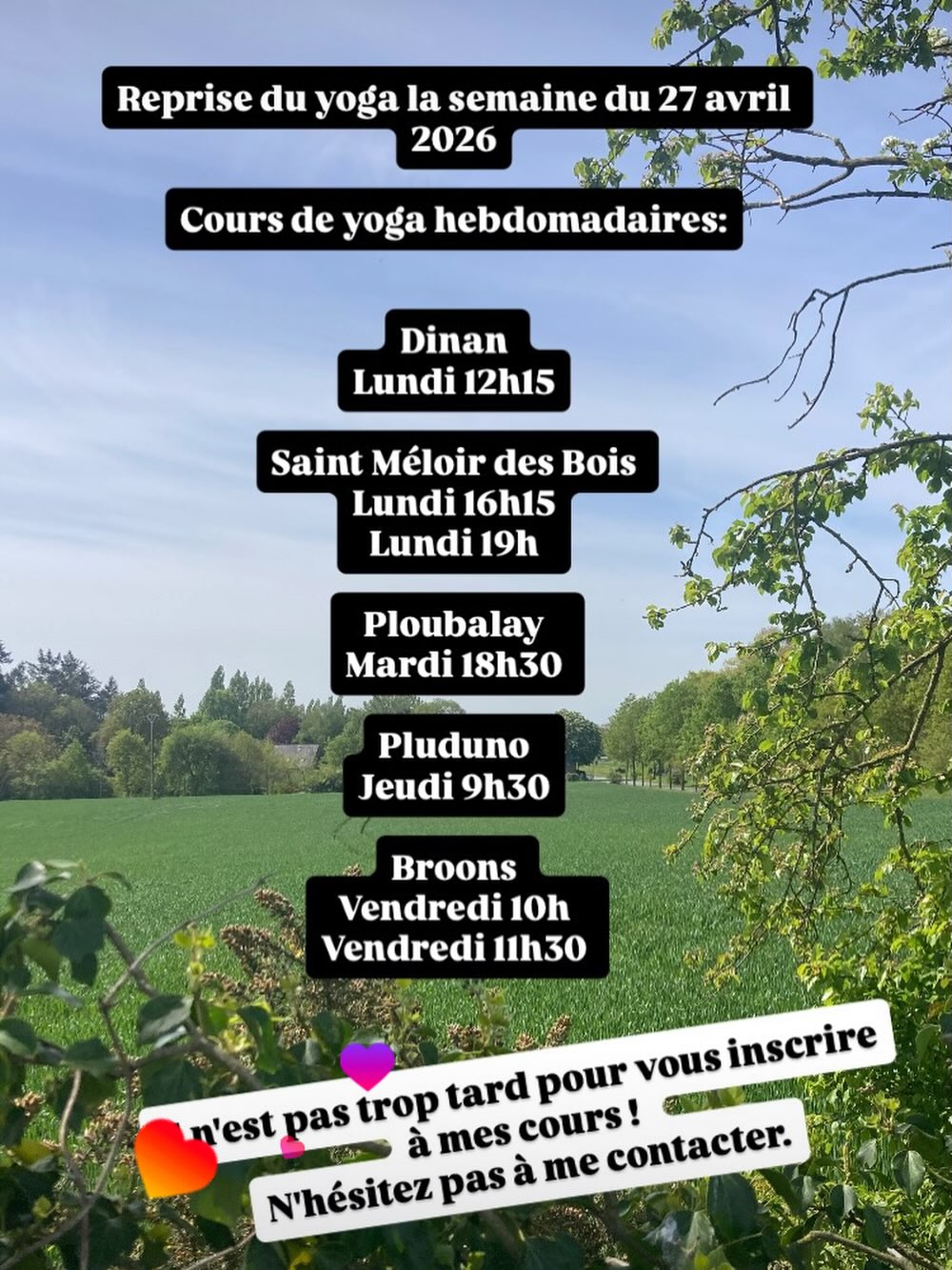 J’ai hâte de vous revoir ! 💗