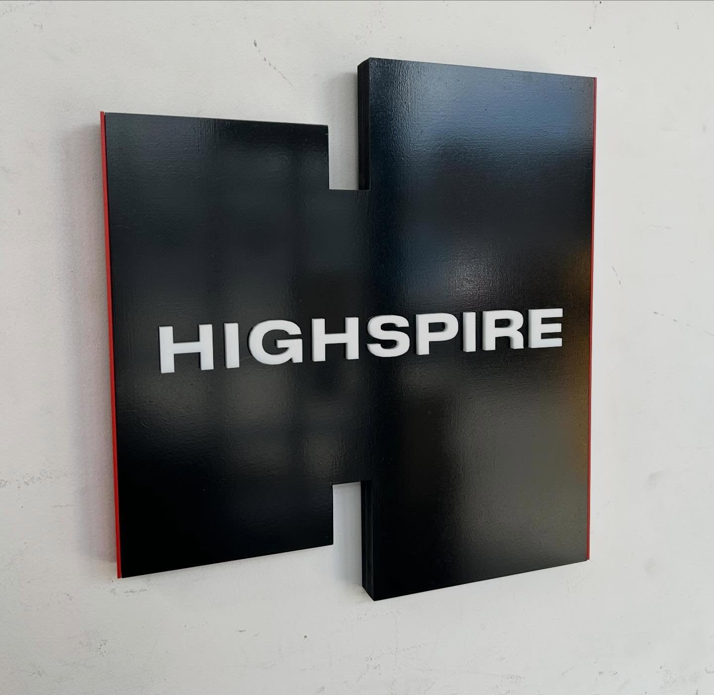 Every time @highspireofficial make a hire, they have a custom sign made to welcome their new employee. These also look great in the background for video calls!