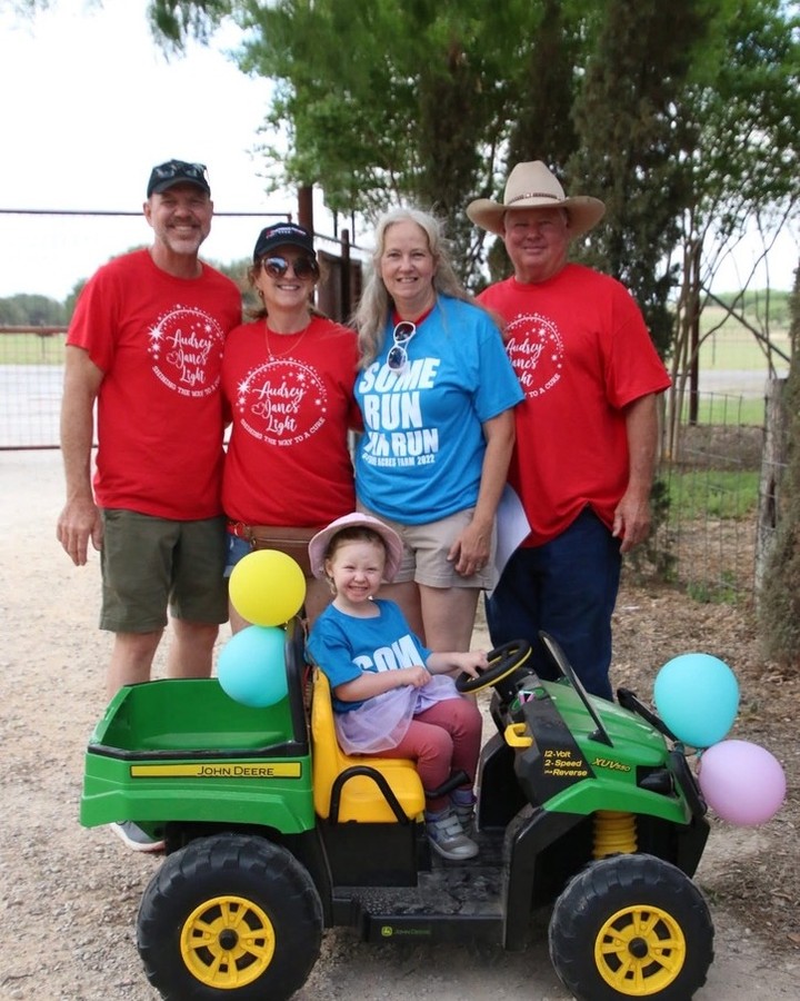 Tomorrow is the day! Help us raise funds to find a cure!!
Our beautiful granddaughter, Audrey Jane, along with many other warriors are fighting a very rare disease called Ataxia Telangiectasia. Please join us and help us fundraise for the A-T Children's Project, who is actively researching to find a cure for A-T. Sit back and enjoy music with our bands ๐ถ, alongside tons of play ๐ฃ, a silent auction ๐คซ, character meet & greets ๐ฆน, food ๐, drinks ๐ฅค, and more!
OPEN RAIN OR SHINE! 4pm - midnight this Saturday!
We have several covered areas. Please dress accordingly!
๐๏ธ Grab your tickets today! devineacresfarm.com/audrey-jane
