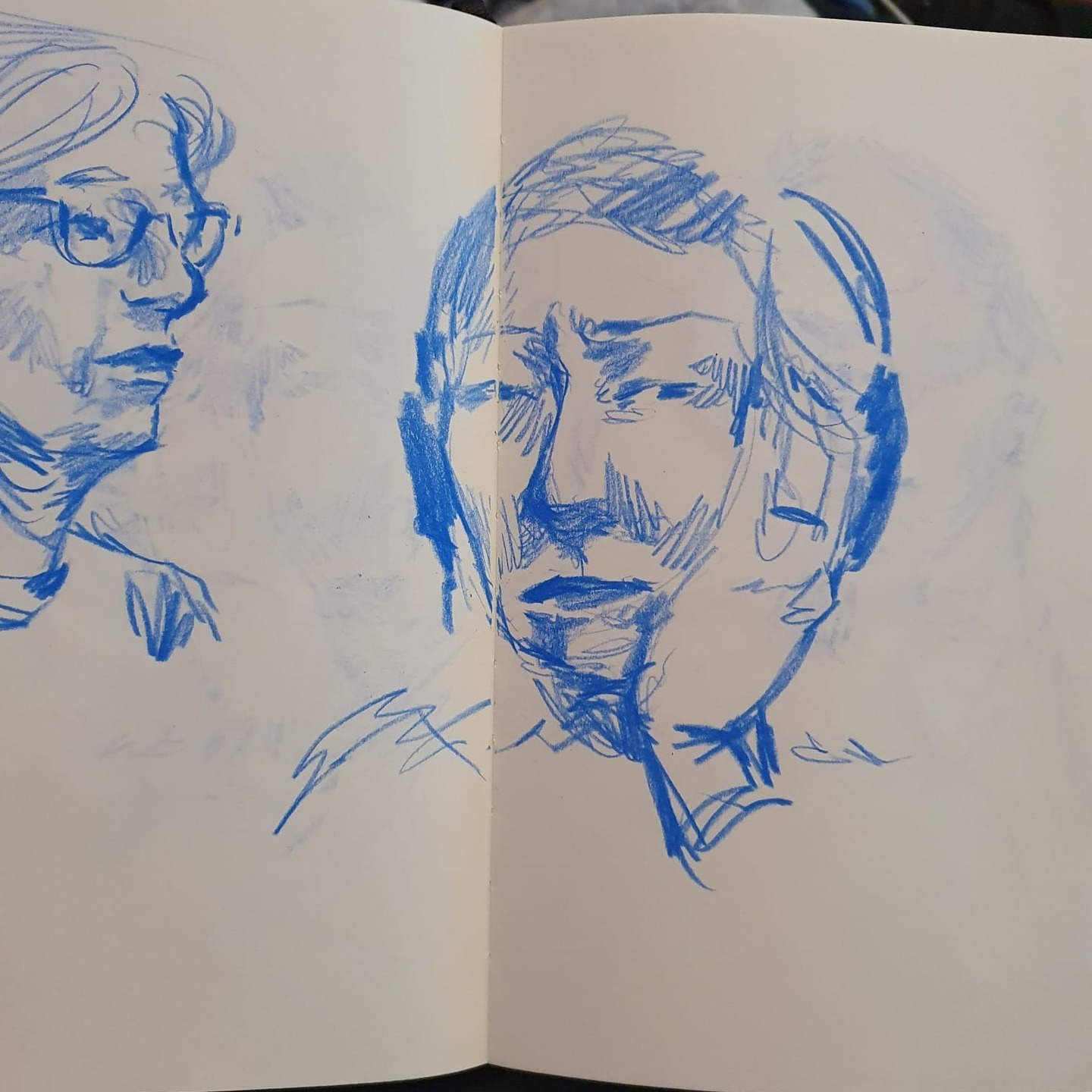 A selection of drawings from @opencollegearts student Eryn who attended our @ocastudentassociation x @pencils4tea Speed Portrait Drawing session last night with @kirsty.a.lockhart.
Thank you for sharing Eryn! Hope to see you next time! Thank you to everyone who attended and we hope you had fun.
#WeAreOCA #OCAStudentAssociation #SpeedPortrait #Drawing #OnlineLearning