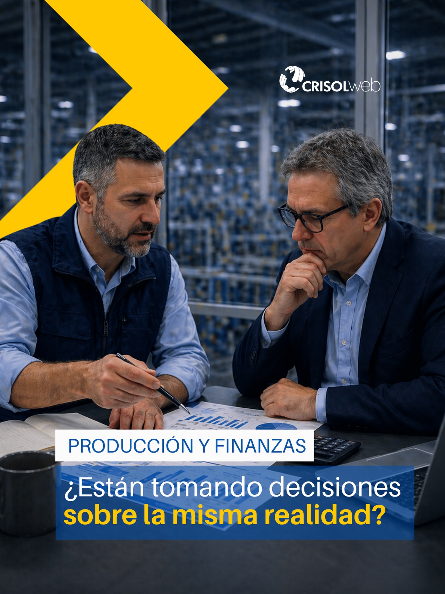 Producción busca cumplir.
Finanzas busca controlar.
Uno mide tiempos.
El otro mide números.
Pero pocas veces se hacen una misma pregunta:
¿Estamos tomando decisiones sobre la misma realidad?
Cuando producción no ve el impacto financiero de lo que ocurre en planta, y finanzas no entiende lo que realmente pasa en la operación… La empresa empieza a operar con dos versiones de la verdad.
Y eso tiene consecuencias:
· Desviaciones que no se explican.
· Costos que no se entienden.
· Decisiones que no conectan con la realidad.
La eficiencia no se logra solo produciendo más.
Ni solo controlando mejor.
Se logra cuando ambas áreas hablan el mismo lenguaje.
¿En tu empresa producción y finanzas están alineadas… o cada una interpreta la operación desde su propio punto de vista?
¡Hablemos!
#FinanzasIndustriales #ProducciónIndustrial #CrisolWeb #ClickInSoftware