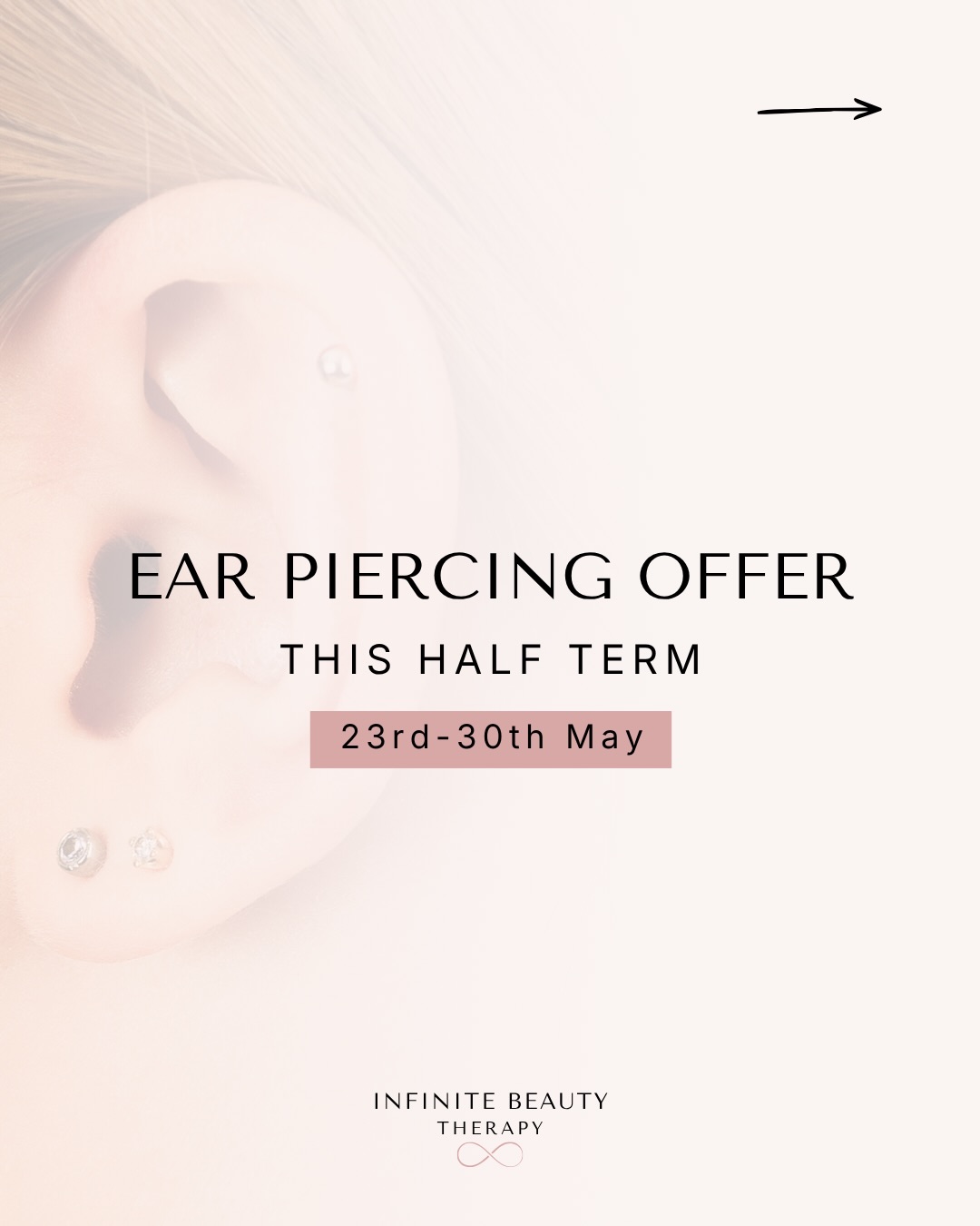 Thinking about ear piercing this half term? 👂✨
With National Piercing Day coming up (16th May), we’re opening bookings early for something special 💫
£35 for any piercing - single ear, pair or cartilage (not just for the kids!)
Available 23rd–30th May
✨ Free aftercare solution included
✨ Children receive a special certificate pack
For younger clients having double lobes, we offer a two-piercer option (both ears pierced at the same time) please call to book this so we can arrange it for you.
Half term is always a busy one, so we highly recommend booking early to secure your preferred time.
AVAILABLE TO BOOK NOW 🙌🙌
📍 Kempston, Bedfordshire
🔗 Click the link in our bio to book under ‘special offers’