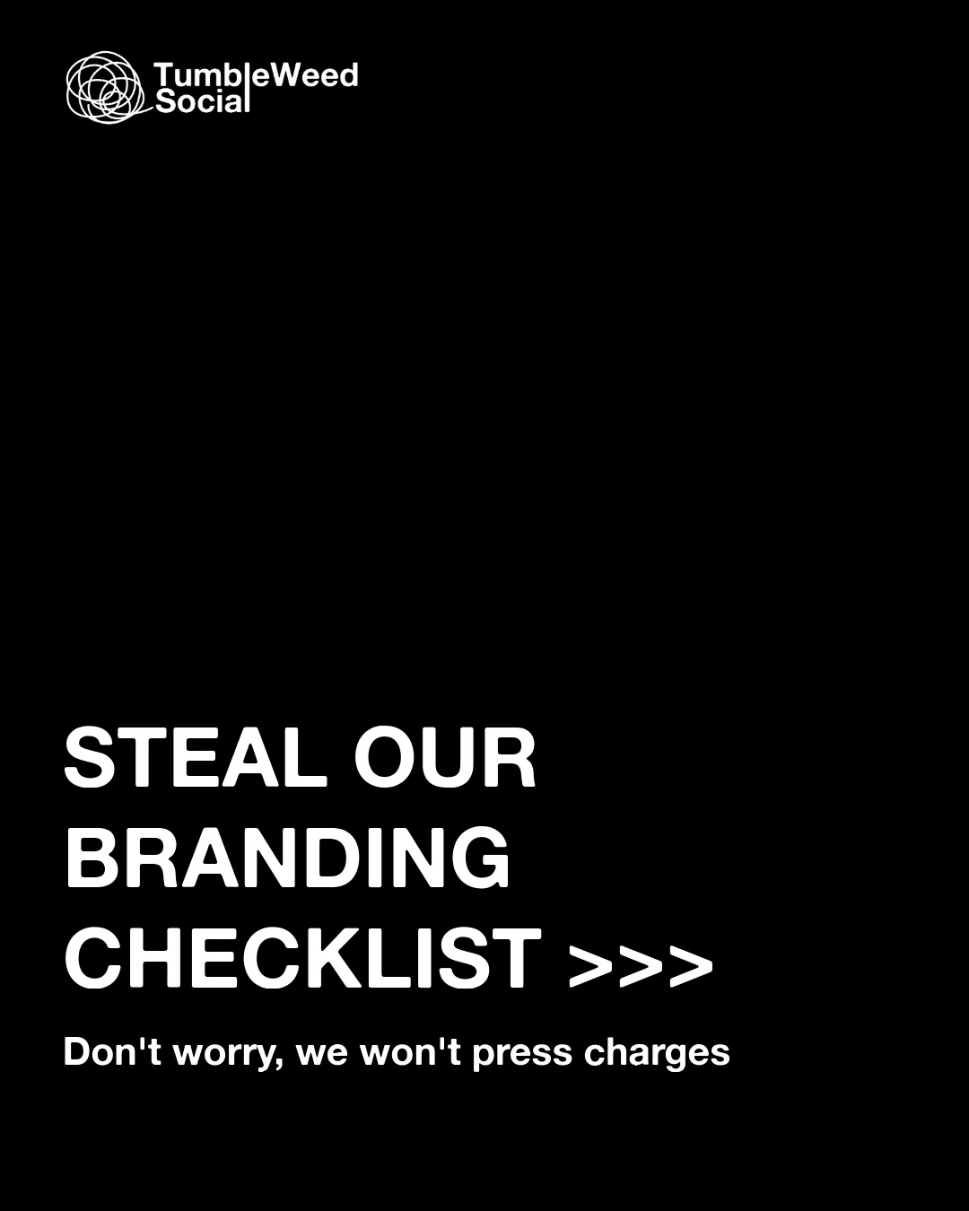 Oh no! We’ve accidentally left our branding checklist unattended! We sure hope nobody takes it 👀👀👀
Jk, definitely take it. Our treat. Take a minute and run down this quick list to see where your branding lands.
.
.
.
Tumbleweed Social is a place branding agency specializing in city revitalization and strategic identity. Our team brings deep expertise to urban projects across California and New York, providing global clients with innovative city branding solutions that drive economic growth.