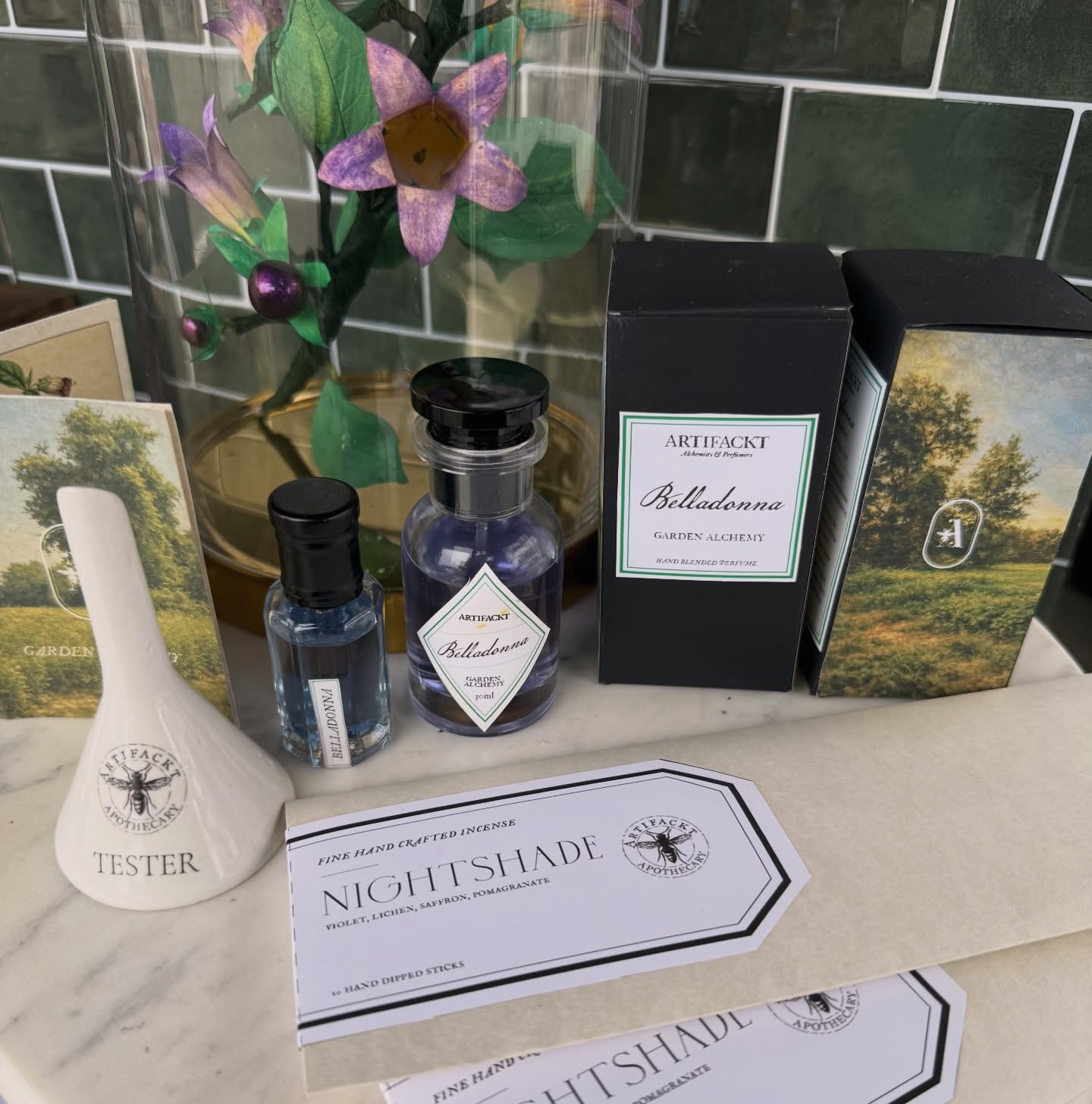 It seems everyone is loving the Nightshade series, all of our incense and perfume are sold out! We are so glad that it is well received and will be stocking more soon!