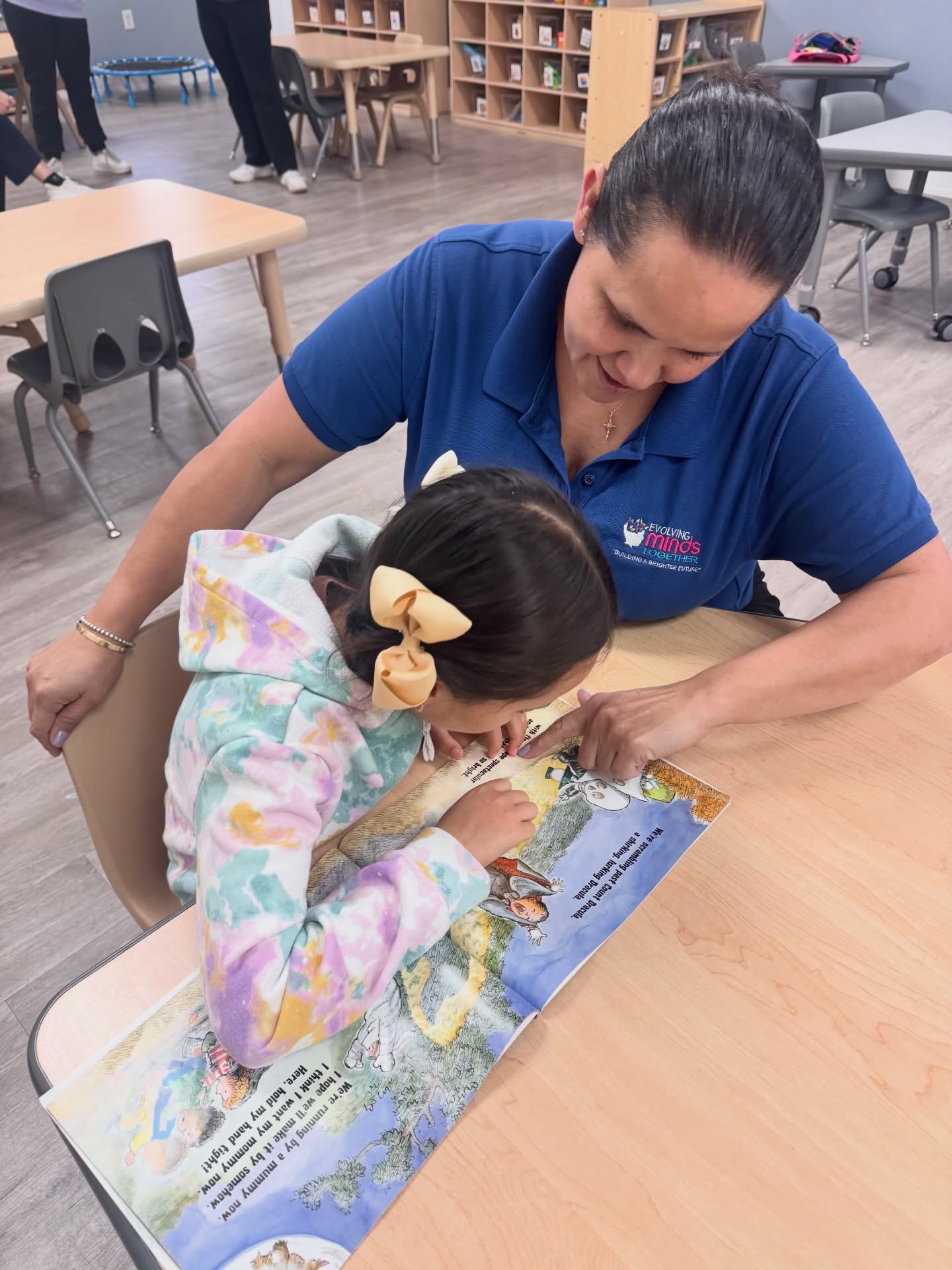 Learning, connection, and a little bit of magic in every page 🤍📖
These are the moments we love most sitting side by side, building skills, confidence, and connection through something as simple as a story.✨
#ABATherapy #CompassionateABA #LearningThroughPlay #RBT #Evolvingmindstogether