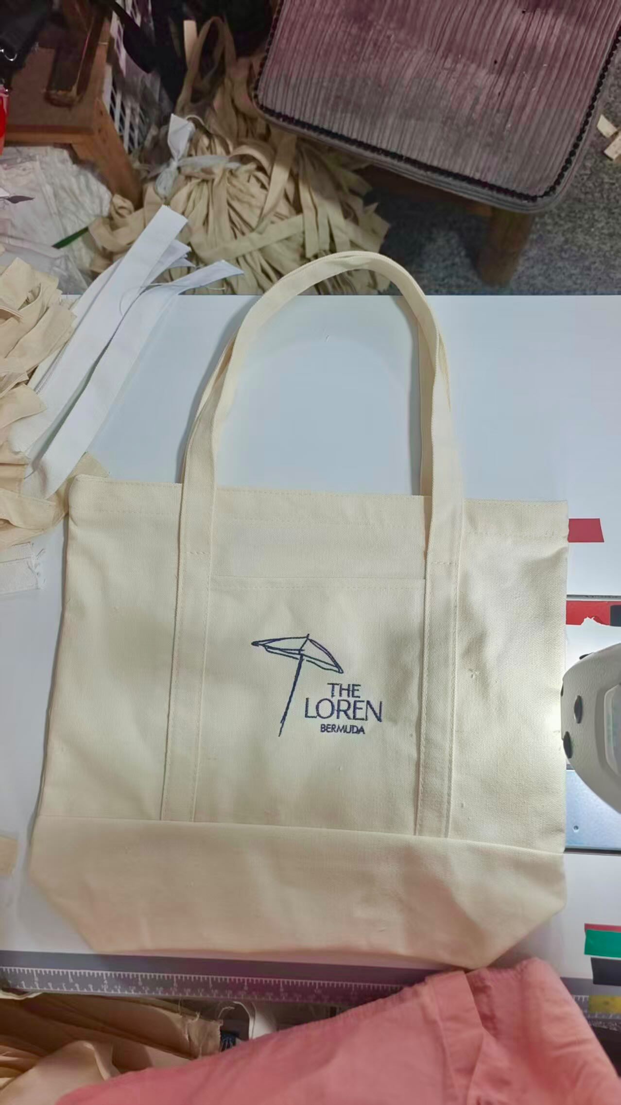 This is the part most people never see.
Not the finished tote sitting poolside at a resort, but how it actually comes together. Fabric being cut, stitched, refined. Details getting dialed in before it ever reaches a guest.
For The Loren in Bermuda, this wasn’t about putting a logo on a bag. It was about creating something from scratch that reflects the property itself. Elevated, considered, and made to last. 1,700 pieces, all designed to feel like they belong there.
If you’re thinking about what your brand actually leaves people with, this is where the conversation starts. 📩 hilary@innovativeproductpartners.com