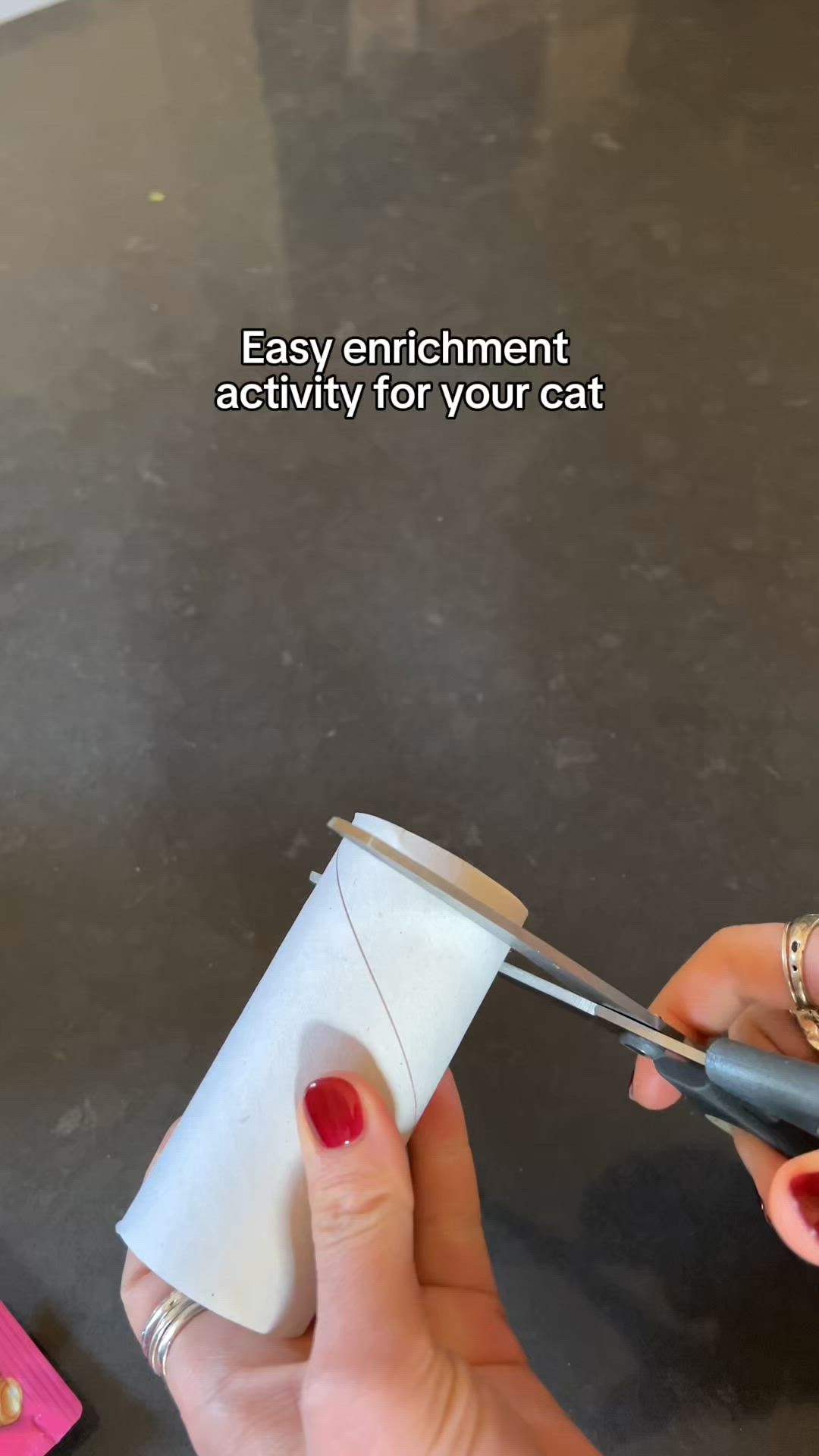 Turn treat time into a fun activity 🐾
Want to try this easy DIY enrichment idea that your cat will LOVE?
Simply cut the cardboard of a toilet roll into small pieces, wrap around into a ball, leaving room for Churu Bites, and let the investigating begin!
Why this is great:
🧠 Stimulates natural hunting instincts
🐱 Slows down treat time
😅 Reduces boredom
Save this for your next enrichment day.
#CatEnrichment #CatActivities #ChuruBites