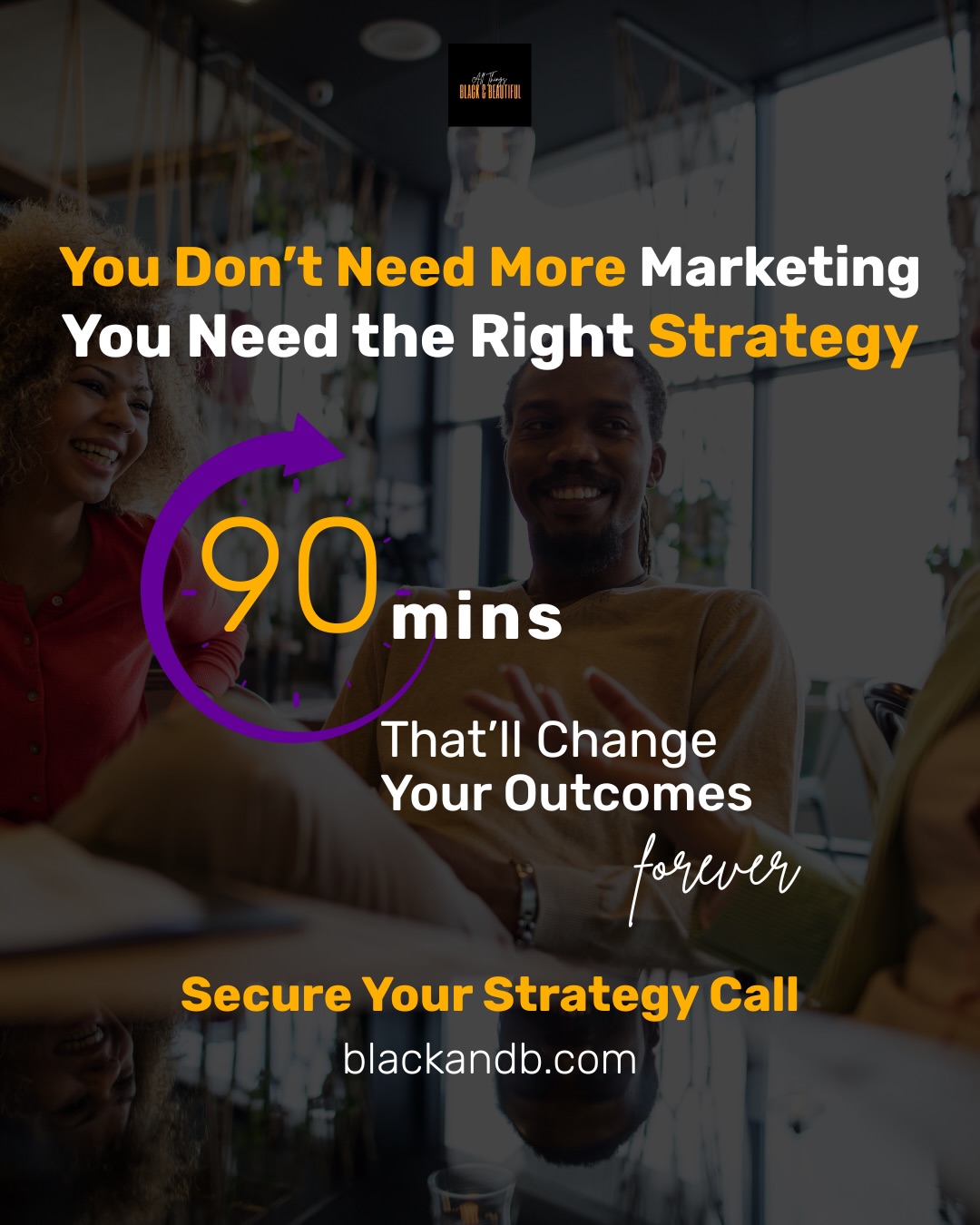 You’re posting consistently, trying different tactics, showing up online… yet growth still feels scattered, exhausting, or unpredictable.
Because effort without direction can only take you so far.
That’s why we created the Strategic Marketing Kick Start — a focused 90-minute session designed to help you pause the guesswork and uncover what your marketing actually needs to move forward with intention.
If you’re ready to start making more confident marketing decisions, this session is for you.
📍 Online Zoom Session
⏱ 90 Minutes
💰 $249
Your next level of growth may not require doing more. It may require moving smarter.
Secure your call by visiting our website
https://www.blackandb.com/consultation
#marketingstrategy
#businessowners
#businessgrowth