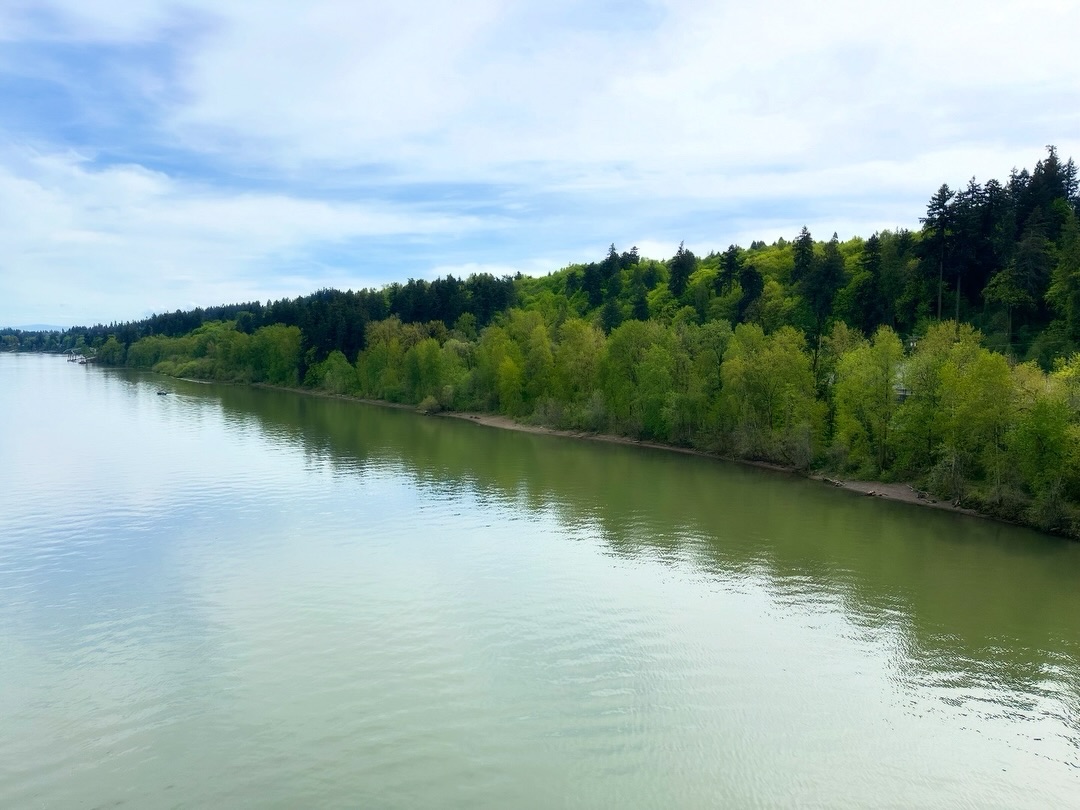 Sellwood bridge - appreciation for a good view runs in the family. ππΆπ