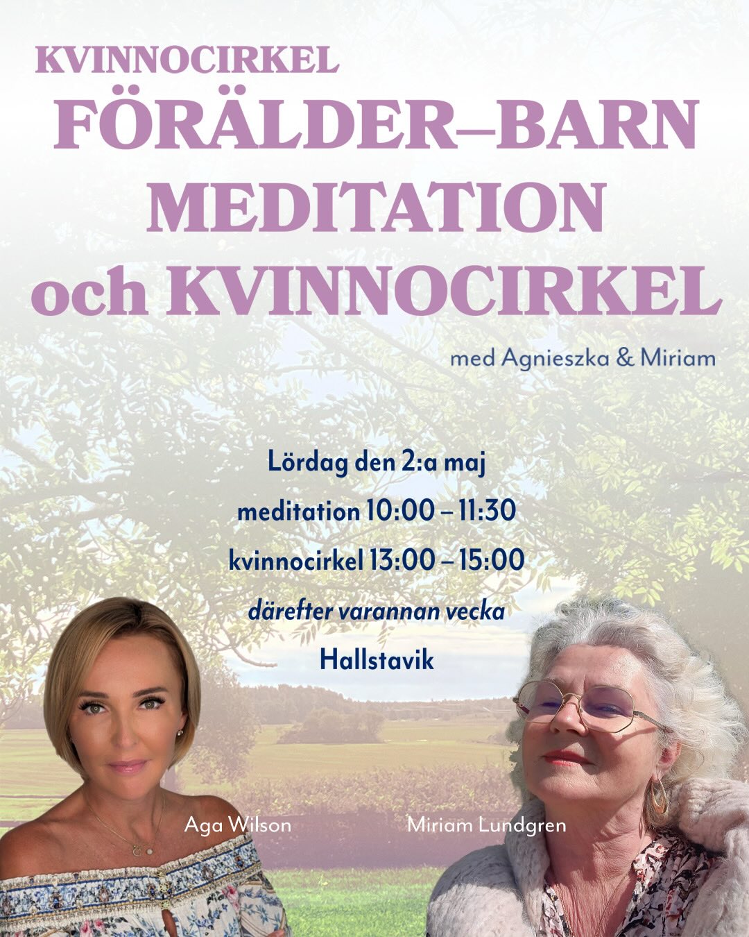 Finally launching our in person kids and parents meditation classes and womenâs circle here in our beautiful space in Sweden. Please register via our website. Link in bio â¤ď¸đ #kidsandparentsmeditation #meditation #womenscircle #conciousness #mindfulness