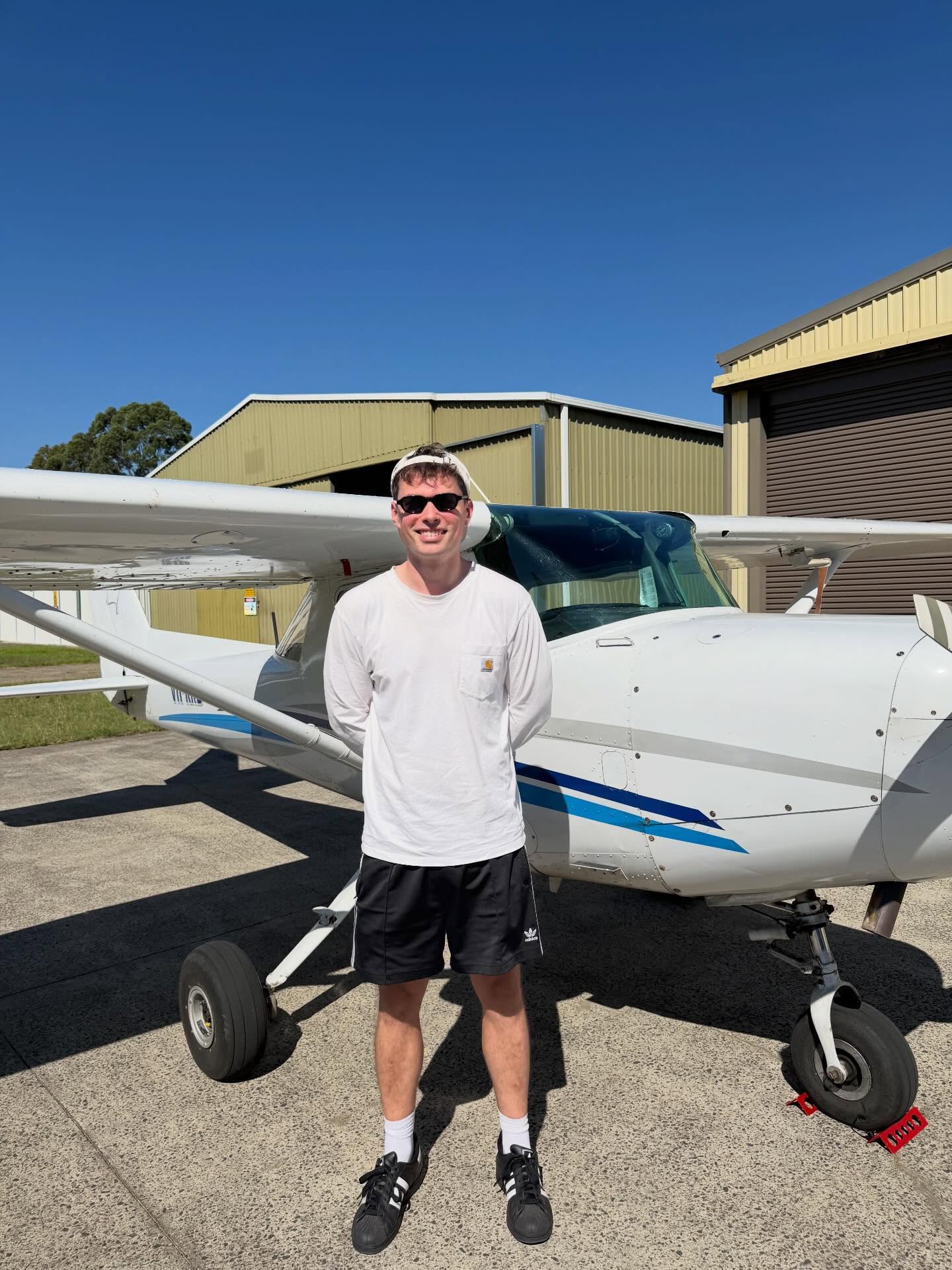 Congratulations to Craig on achieving his First Solo this week!
Originally from Scotland, Craig has been thoroughly enjoying the beautiful Australian weather, and had a lovely day for his solo flight. Craig has been flying with Instructor Kate, who also had the privilege of sending him solo🙌
Well done Craig, we wish you all the best✈️
#firstsolo #studentsolo #studentpilot #flighttraining #sydneyflighttraining