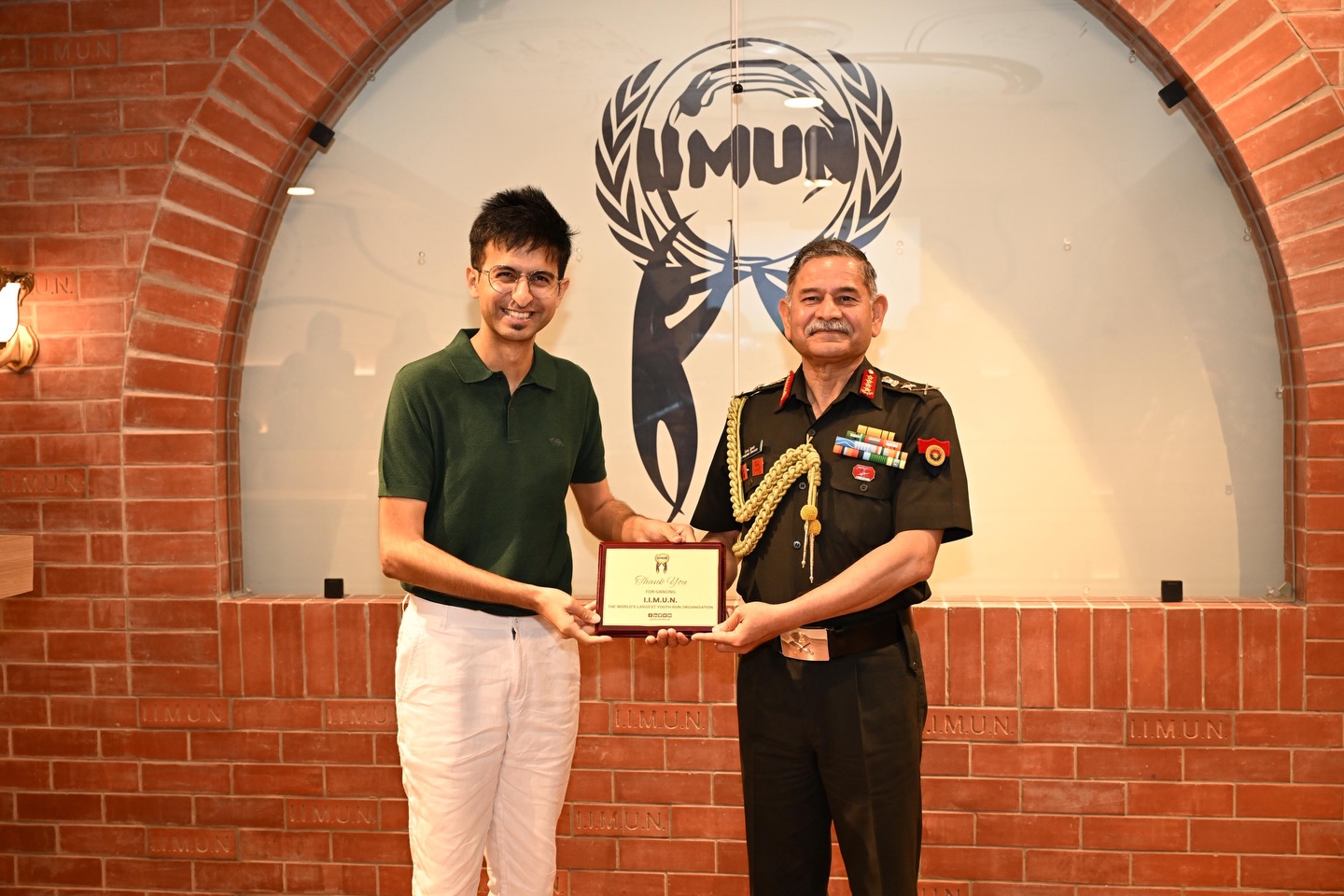 Yesterday, marked the visit of current Chief of Indian Air Force, Air Chief Marshal AP Singh to I.I.M.U.N.’s HQ. This completed the visit of all 3 sitting Chiefs of Army, Navy and Air Force within 60 days of I.I.M.U.N.’s headquarters opening. All 3 of them led us during Op Sindoor!
This is the first time something like this has happened for a civil society organisation that isn’t affiliated to any party or government department.
Over the last 15 years, I.I.M.U.N. has had the good fortune of hosting tens of thousands of speakers, but this stands out! As an organisation that builds global leaders whose heart beats for India, this made my heart happy! No one sacrifices for India as much as they do and no one to set better standards for discipline & value based leadership than them.
In a largely uncertain world, the forces remain the reason why we sleep peacefully at night.
Jai Hind!
{Indian Army, Indian Navy, Indian Air Force, Indian Armed Forces, Operation Sindoor}
