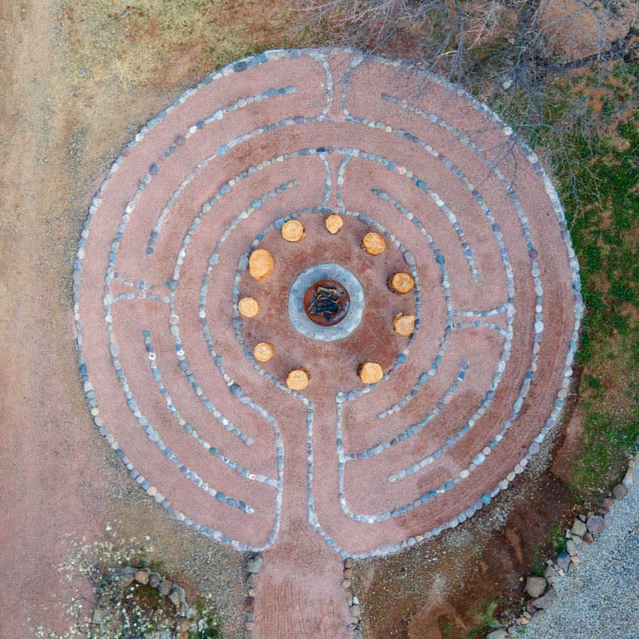 Our labyrinth path is not just a walk — it’s a release.
We invite each guest to write down what they’re ready to let go of.
Fear.
Burnout.
Resentment.
Old identities.
Then we walk the single winding path inward for reflection… and outward for renewal.
Write it.
Carry it.
Release it.
What are you ready to let go of? 🖤
Visit TheJenesisHouse.com and select Book Now.
