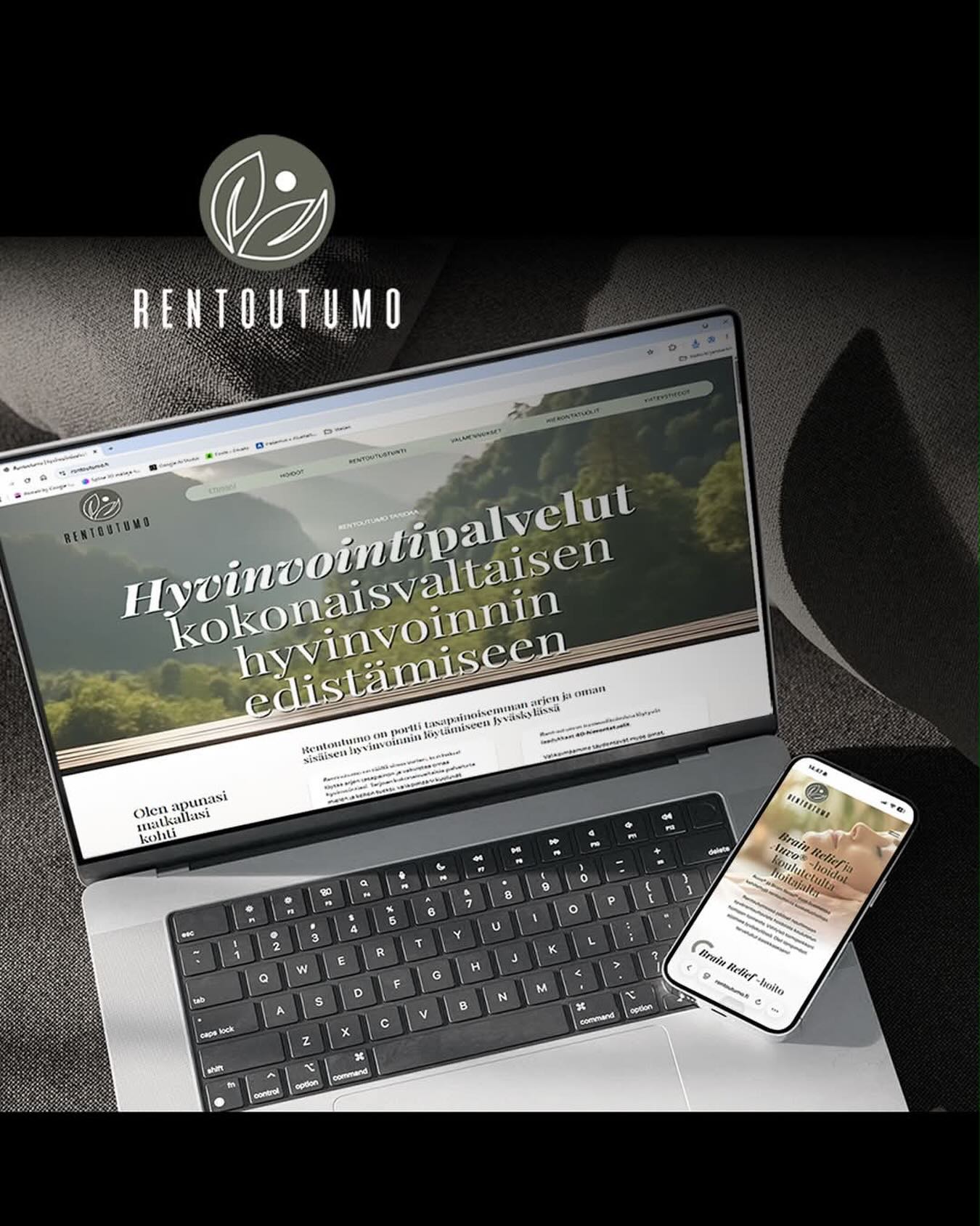 ✨Rentoutumon kotisivut uudistettiin siinä samalla kun verkkosivualusta siirrettiin aiemmasta muualle, ja oon super tyytyväinen lopputulokseen, jonka @designer_minna_uljua loihti✨ Samalla myös logo sai upgreidauksen ja tykkään🥰 Värimaailmaan tullut myös uutta tuulahdusta✨
Sujuvaa ja mutkatonta yhteistyötä yhdessä @designer_minna_uljua parissa, jos sä kaipaat verkkosivujen päivitystä, isot suosittelut👍🏻
Käys vilkaisemassa ja saa heittää ajatuksia✍🏻🫶🏻
Ja nettisivuille pääset www.rentoutumo.fi
#rentoutumonpalvelut #hyvinvointiakehollejamielelle #uudistetutkotisivut