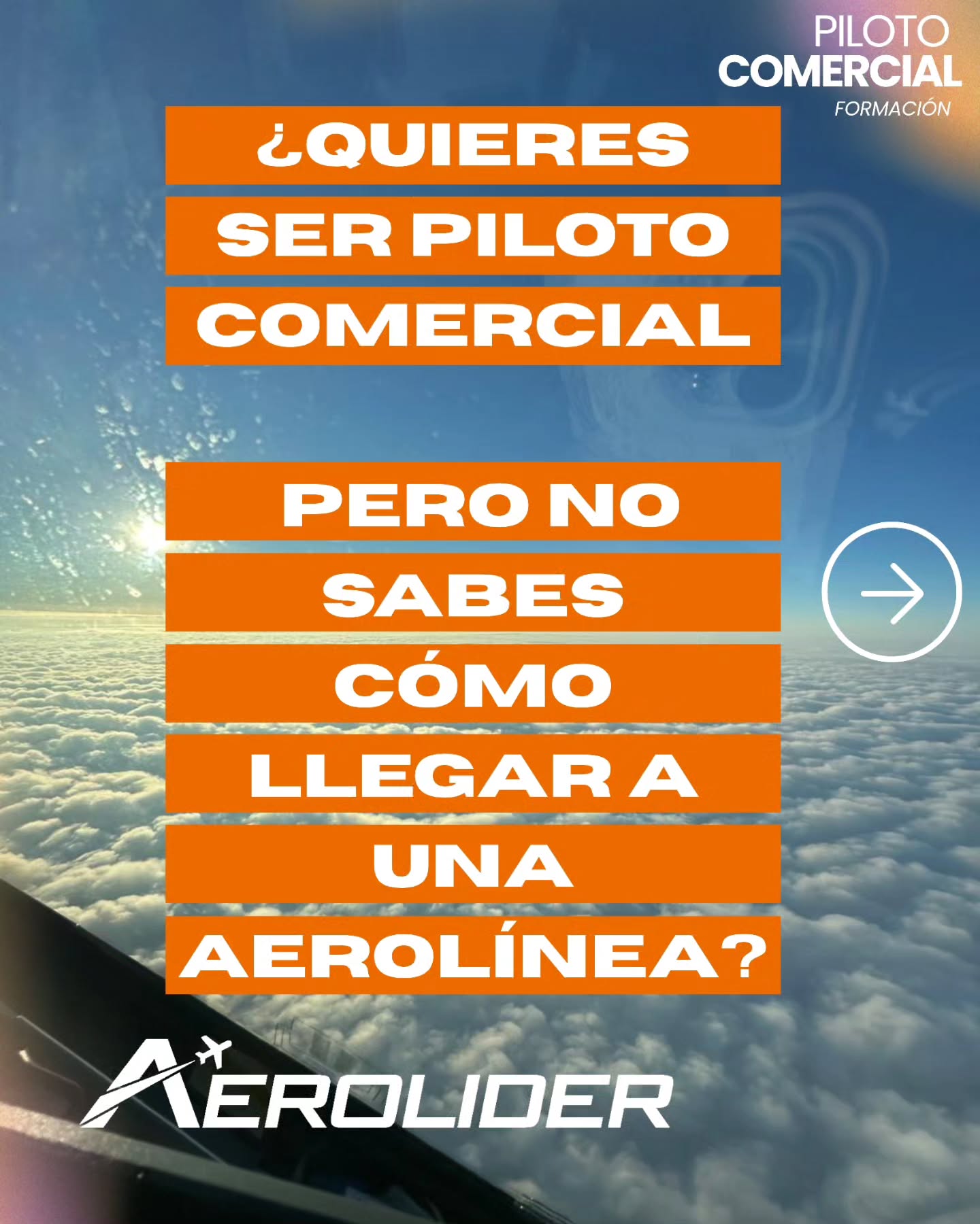 ¿Quieres ser piloto comercial… pero no sabes cómo llegar a una aerolínea?
Muchos se enfocan en la licencia…
pero no tienen un plan para trabajar después.
Y ahí es donde la mayoría se queda estancado.
En aviación, no se trata solo de volar.
Se trata de tener un camino claro desde el inicio.
✈️ Formarte
✈️ Acumular horas trabajando
✈️ Y avanzar hacia oportunidades reales
Si quieres hacerlo bien desde el principio 👇