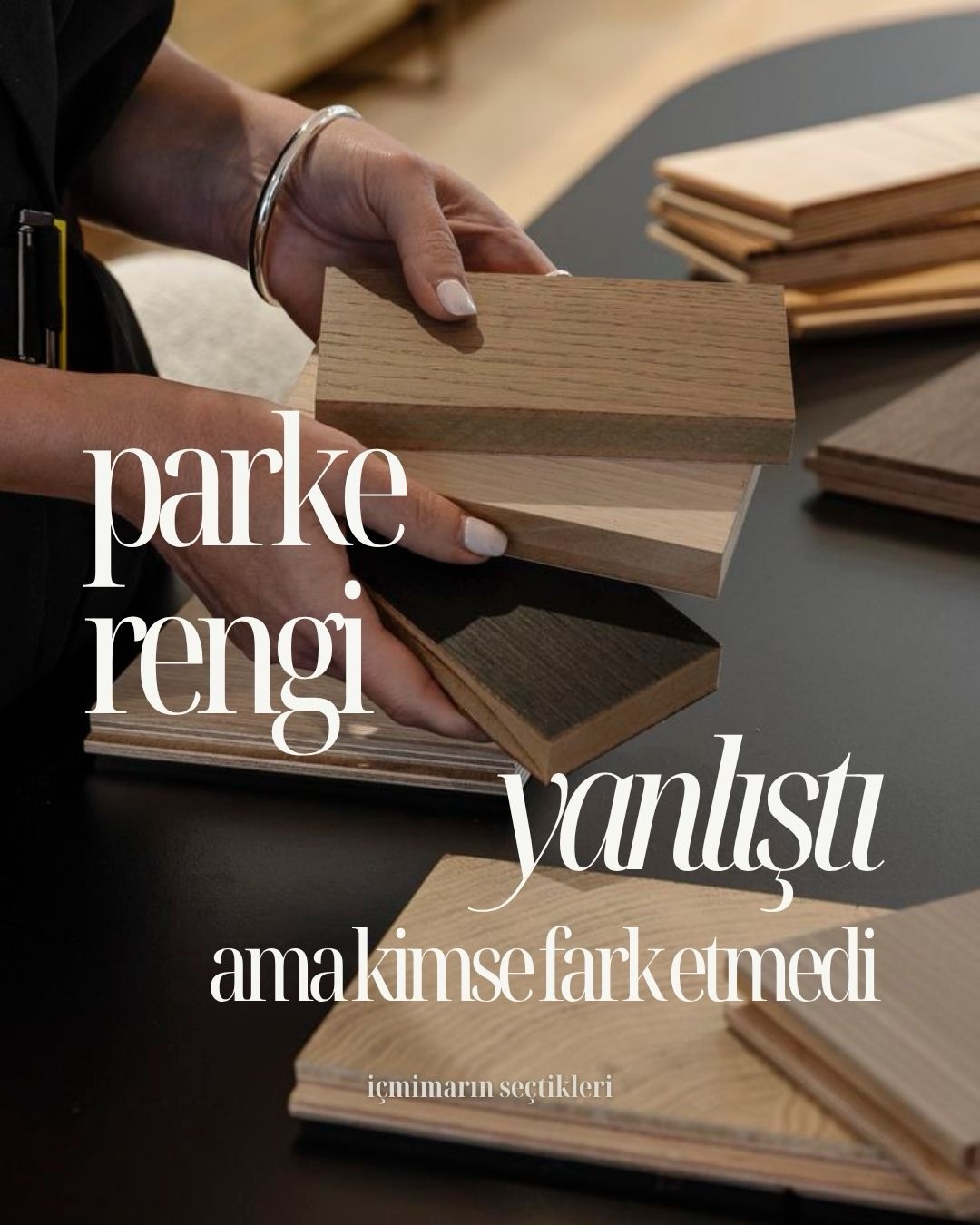 Parke rengi; ışığı, mekanın hacmini ve duygusal atmosferi doğrudan şekillendirir çoğu zaman farkında bile olmadan… parke renginden emin olarak seçim yapmak istiyorsan bu gönderiyi mutlaka kaydet ❤️
#içmimar #dekorasyon #parkedöşeme #evtasarımı #evyenileme