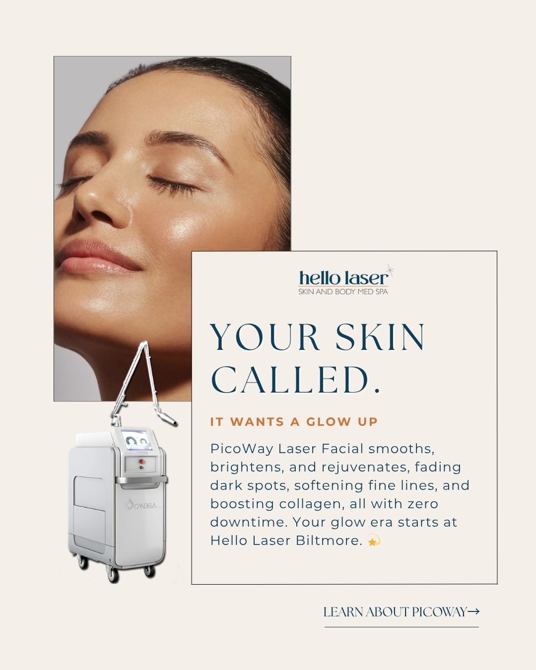Real results. Real skin. No filter needed. ✨
This is what happens when you let PicoWay do the talking.
▪︎ Dark spots, uneven texture, fine lines... gone. 🧖🏻♀️
No downtime, no hiding, just your skin at its absolute best.
✨PicoWay Laser Facial is exclusively available at our Biltmore location because good things are worth the drive.
Ready to write your own glow-up story?
Book your PicoWay Laser Facial today:
📞 480-905-3080
🔗 hellolaserspa.com/book-now
or tap the link in bio 💫
📍Hello Laser Medspa | Scottsdale | Biltmore | Tempe
#HelloLaserMedspa #PicoWayFacial #MedSpaArizona #GlowUpArizona #ArizonaSkincare