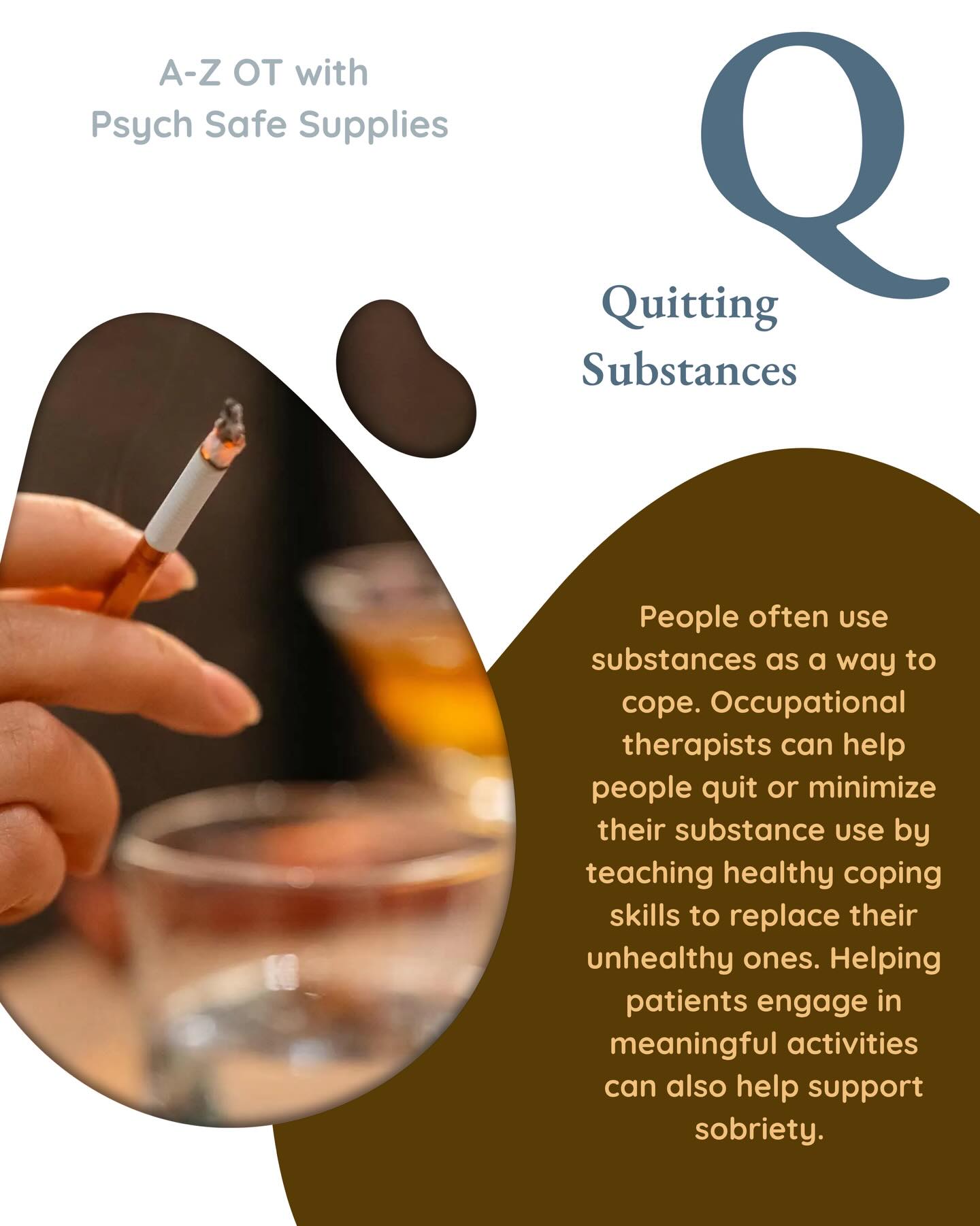 OTs can play a huge role in recovery! #occupationaltherapymonth #recovery #occupationaltherapy #mentalhealth #substanceuse
