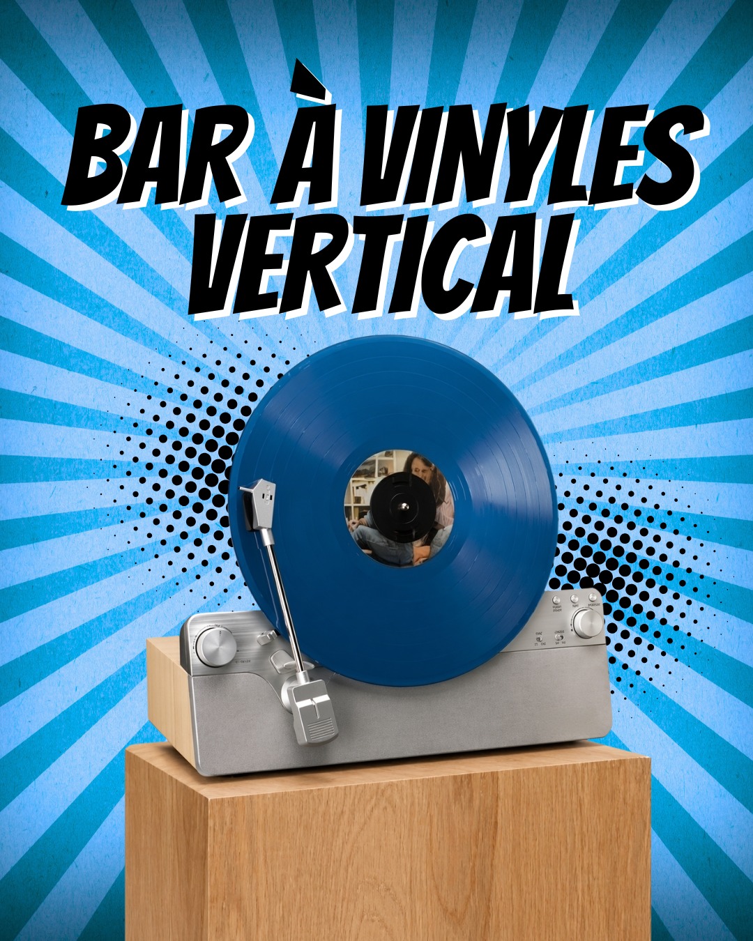 Redonnez vie à la musique lors de vos prochains événements avec notre toute nouvelle animation de bar à vinyles vertical. Grâce à nos platines au design unique, vos invités découvriront une dimension sonore et visuelle captivante qui marquera les esprits. C'est l'expérience parfaite pour créer une ambiance conviviale et originale. ✨ 🎶 🎧 📀 Link in bio #animationmusicale #baravinyles #vinylevertical #evenementiel #vintagevibes #platinesvinyles #musiquepourlevenementiel #nouveaute #ambiancechaleureuse #creationdevenements