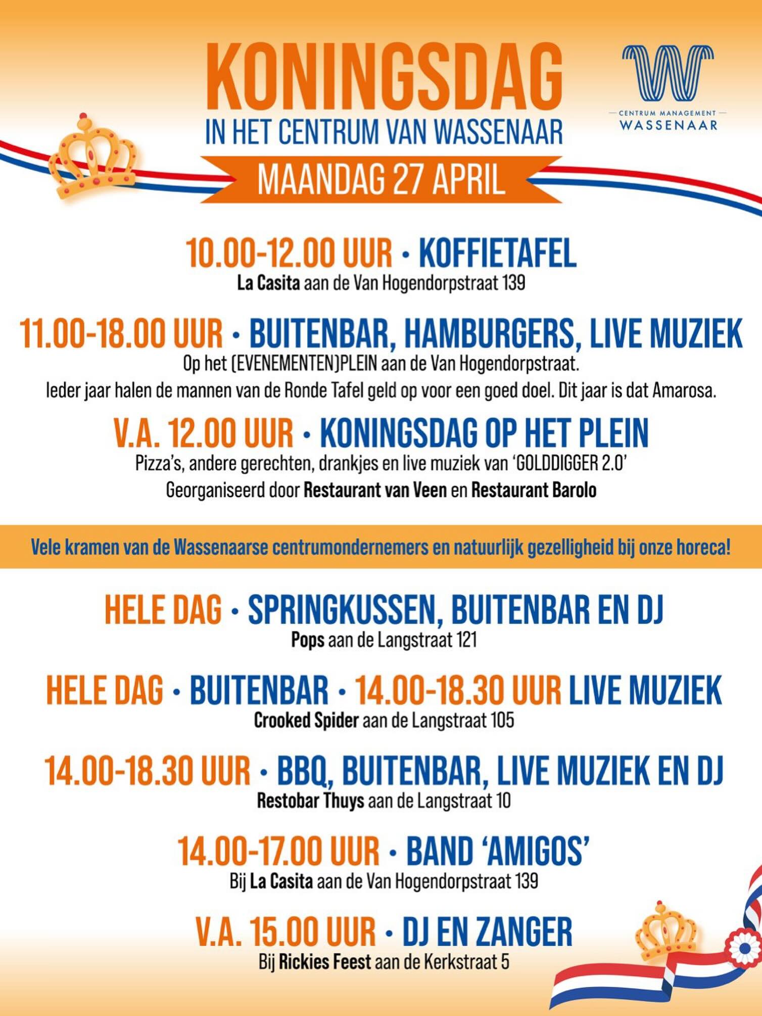 Kom morgen gezellig Koningsdag met ons vieren in Wassenaar 🧡
#winkels_in_wassenaar #wassenaar #woodwassenaar