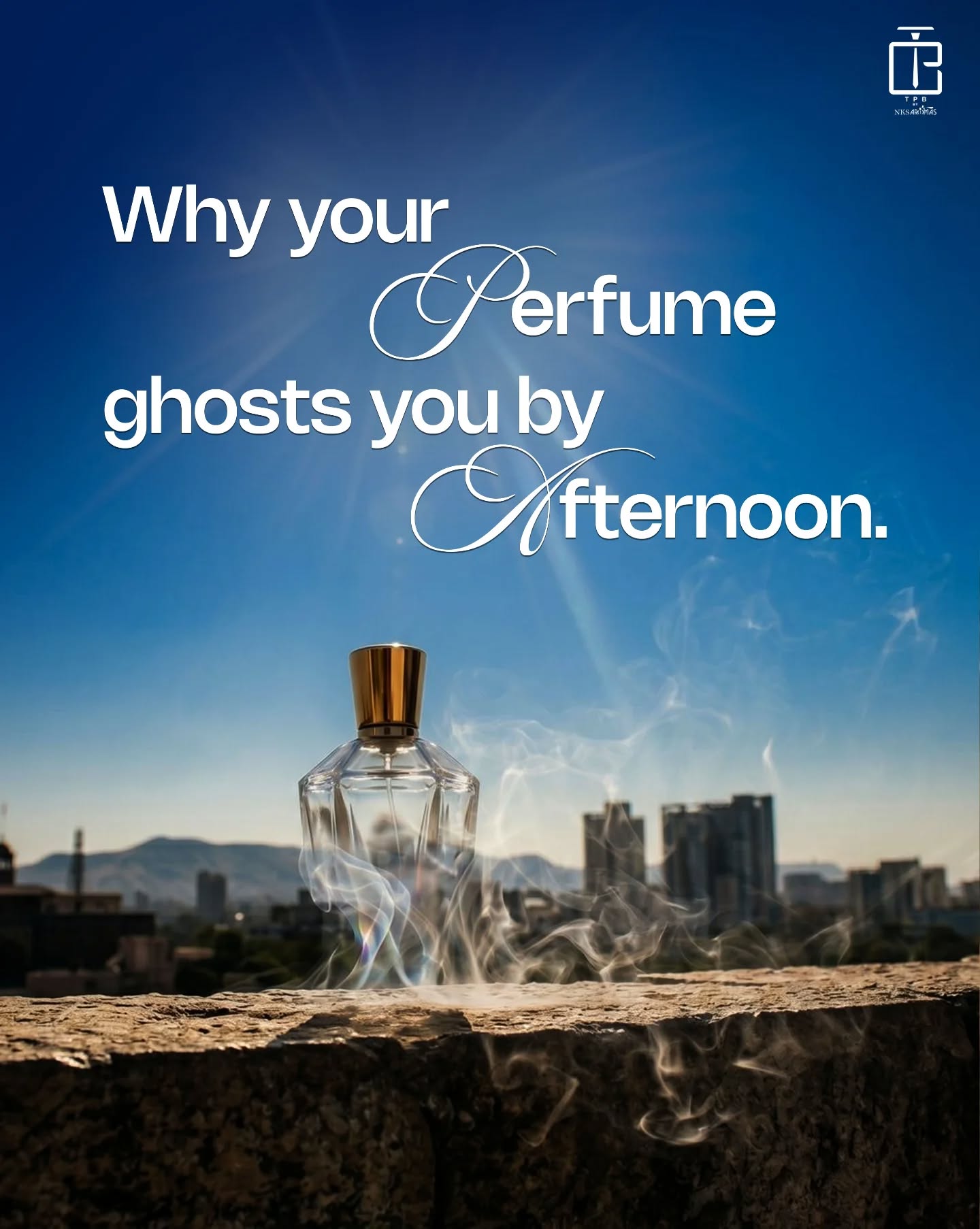 Designed for: @theperfumebars
Objective: To educate followers on fragrance longevity and combat "scent ghosting" caused by regional weather factors like Pune's humidity.
#ThePerfumeBar #TheBrandMill #ScentTips #Pune #Fragrance
Scent Ghosting, Pune Humidity, Pulse Points, Fragrance Strategy, The Brand Mill