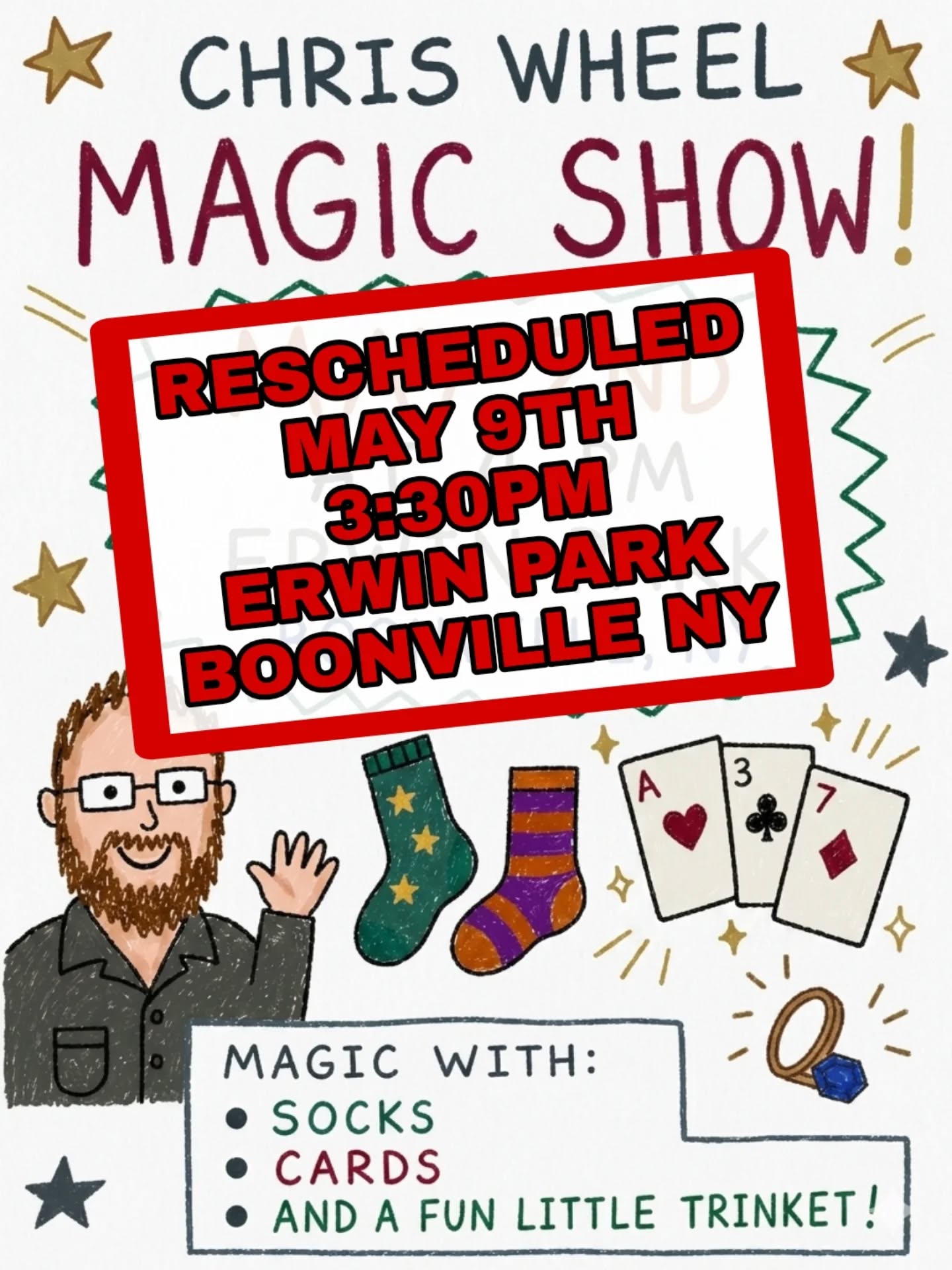 Update! Still a great time, just at a different time.
#magic #MagicOfChrisWheel #mentalism #comedy