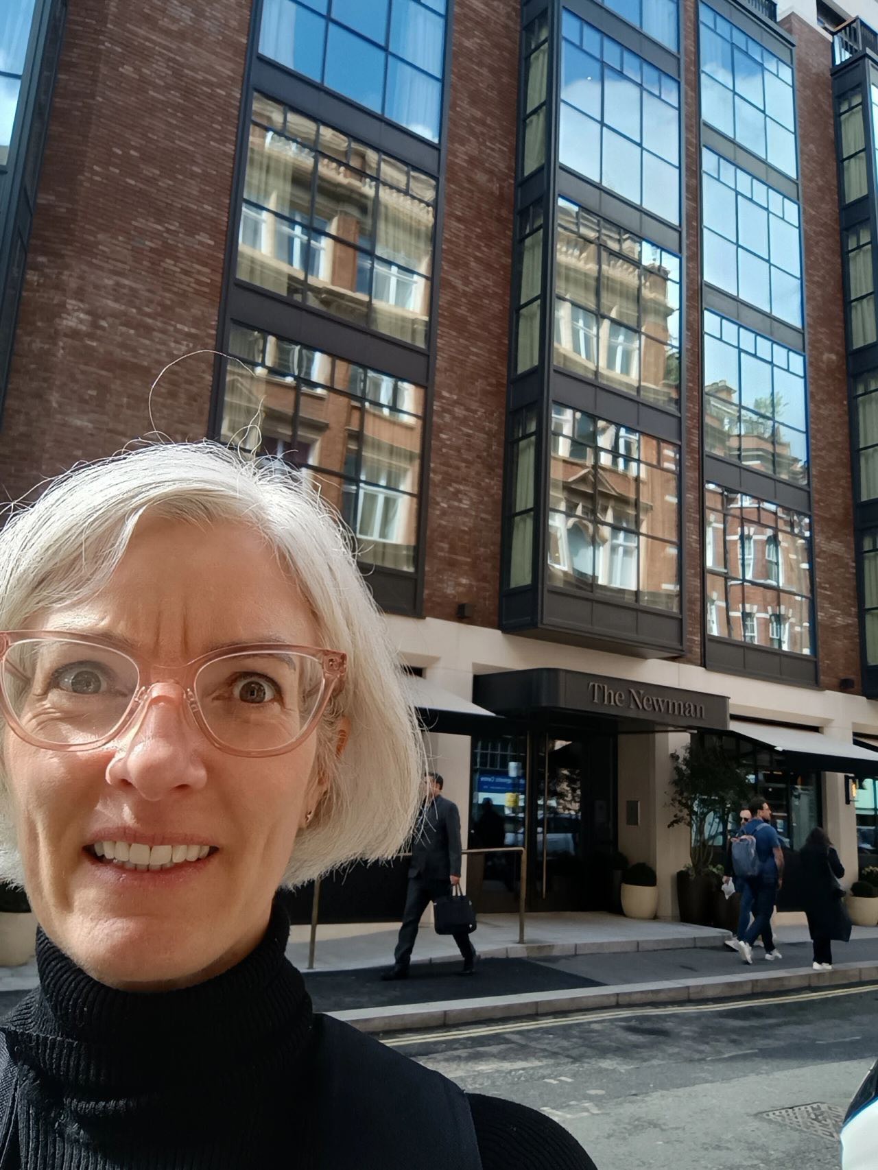 It’s wonderful to get out the office on a sunny day, which is what Gillian Richard’s did when she had a site visit day to three very individual venues in Tottenham Court Road.
Thanks to Petya Atanasova at The Newman, Jeremy Daudin MIH and Karolina Rutkauskaite at The Mandrake and Imran Hussain at CHATEAU DENMARK for showing her around your unique properties.
If you are looking for venue space for meetings or events do get in with us at Lime Blue Solutions where we can use our extensive knowledge to find the ideal venue for your requirements.