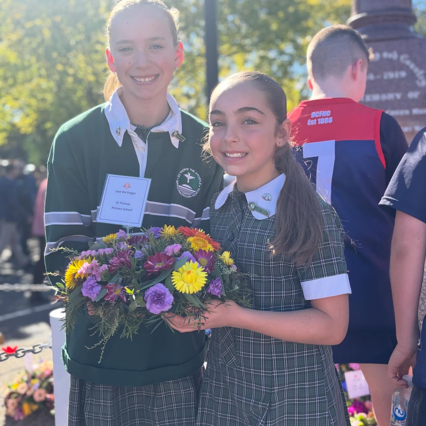 Our School Captains and Vice Captains proudly attended the ANZAC service, where they laid a wreath on behalf of our school. They represented our community with respect and honour as we remembered those who have served.