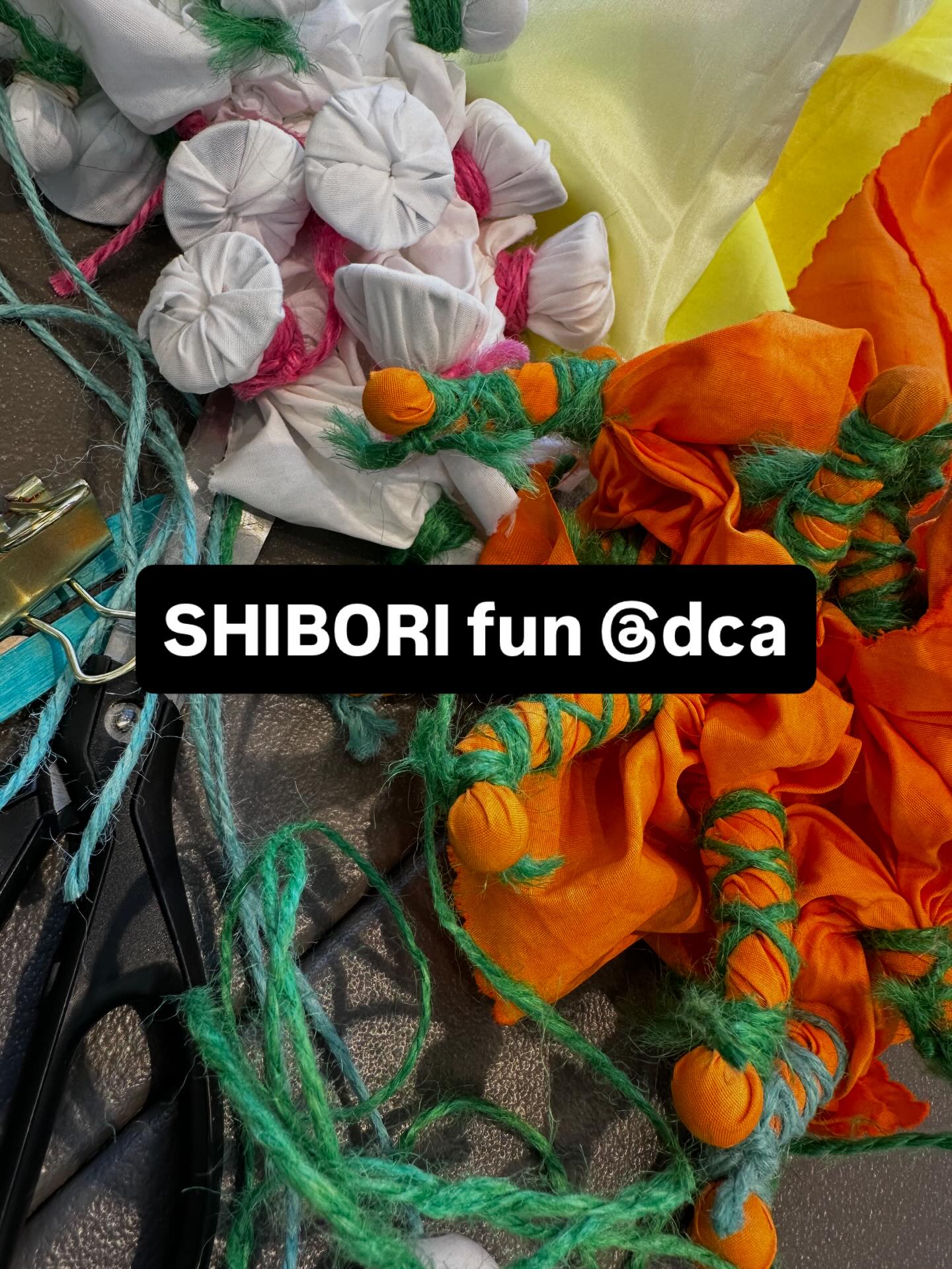 Thank you @dca and thank you to all my fabulous students today at Craft Sunday SHIBORI
Lots of wonderful creative outcomes 🌈☺️
#shibori #textiles #crafts #wellbeing #relaxing