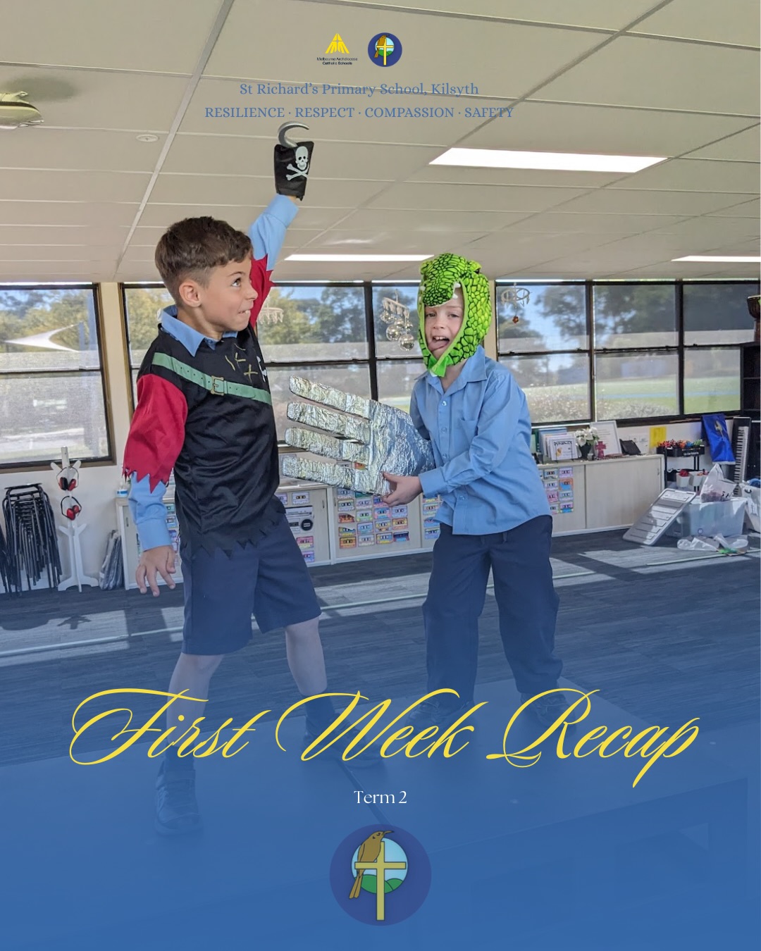 First week back and we’ve already got Captain Hook and the crocodile on campus… 🐊⚓️
Safe to say it’s going to be a very adventurous term ahead.
From big imaginations to even bigger smiles, we’ve loved welcoming everyone back and can’t wait to see where the learning takes us next.
#BackToSchool #StRichardsKilsyth #PrimarySchoolLife #MACS #CatholicEducation