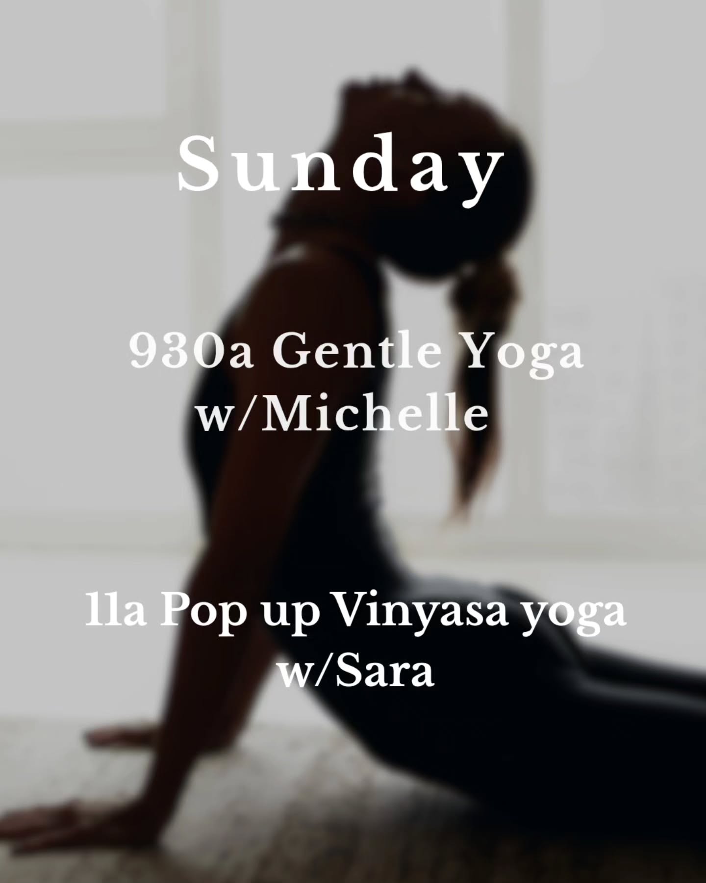 Happy Sunday! Come roll out your mat 2x with us!
Breathe, move, and journey inward through yoga asana 🙏.
#simplifyoga #yoga #riyoga #gentleyoga #vinyasa
