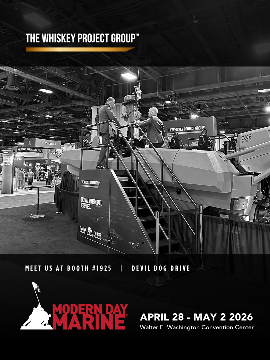 We're excited to be back at Modern Day Marine starting April 28!
Join us at the Walter E. Washington Convention Center in Washington, D.C., where our team will be connecting with Marines, defence leaders, and industry partners who share our passion for pushing the boundaries of what's possible.
We'd love for you to come say hello! Find us at Booth #1925 on Devil Dog Drive, where you can check out five of our most advanced platforms up close:
🔹 Whiskey Alpha
🔹 Whiskey Bravo
🔹 VYCOR Storm 50
🔹 VYCOR Storm 70
🔹 NAiAD Watchtower 37
Come explore the tech, meet our team. We can't wait to see you there!
#ModernDayMarine #USMC #DefenceInnovation #MarineCorps
